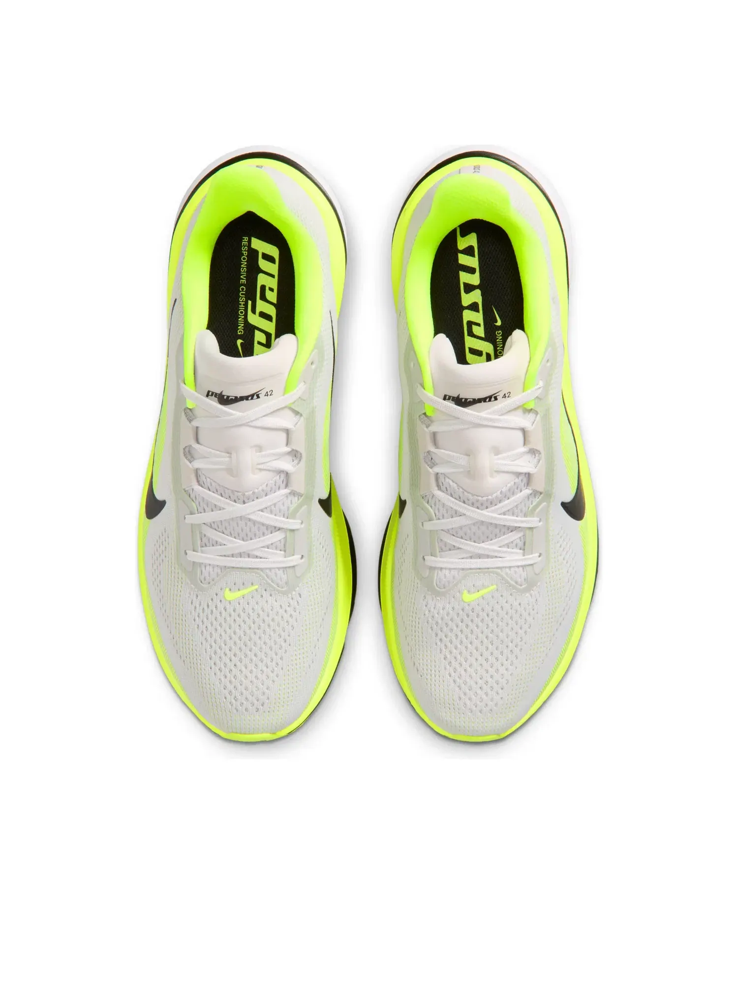 Мужские кроссовки для бега с шнуровкой Nike Air Zoom Pegasus 42 — изображение 3 из 7, серый