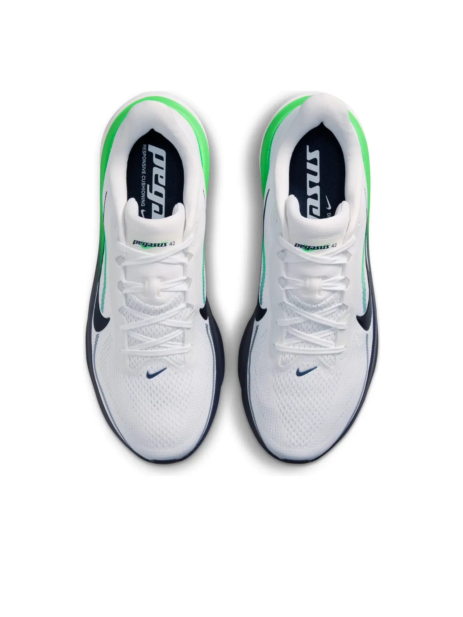 Мужские кроссовки с шнуровкой Air Zoom Pegasus 42 Nike — изображение 3 из 7, белый