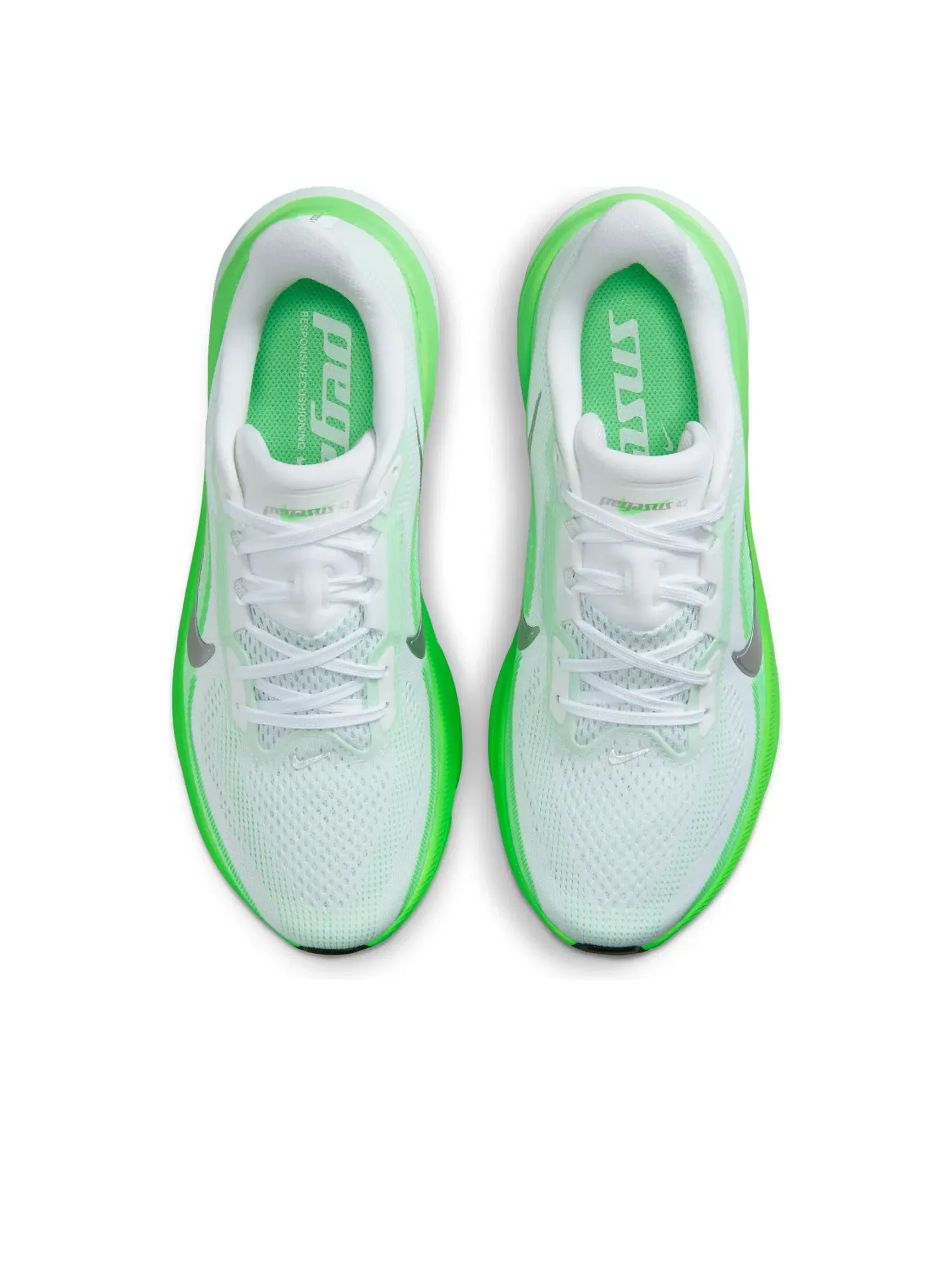 Женские кроссовки для бега с шнуровкой Air Zoom Pegasus 42 Nike — изображение 3 из 7, белый