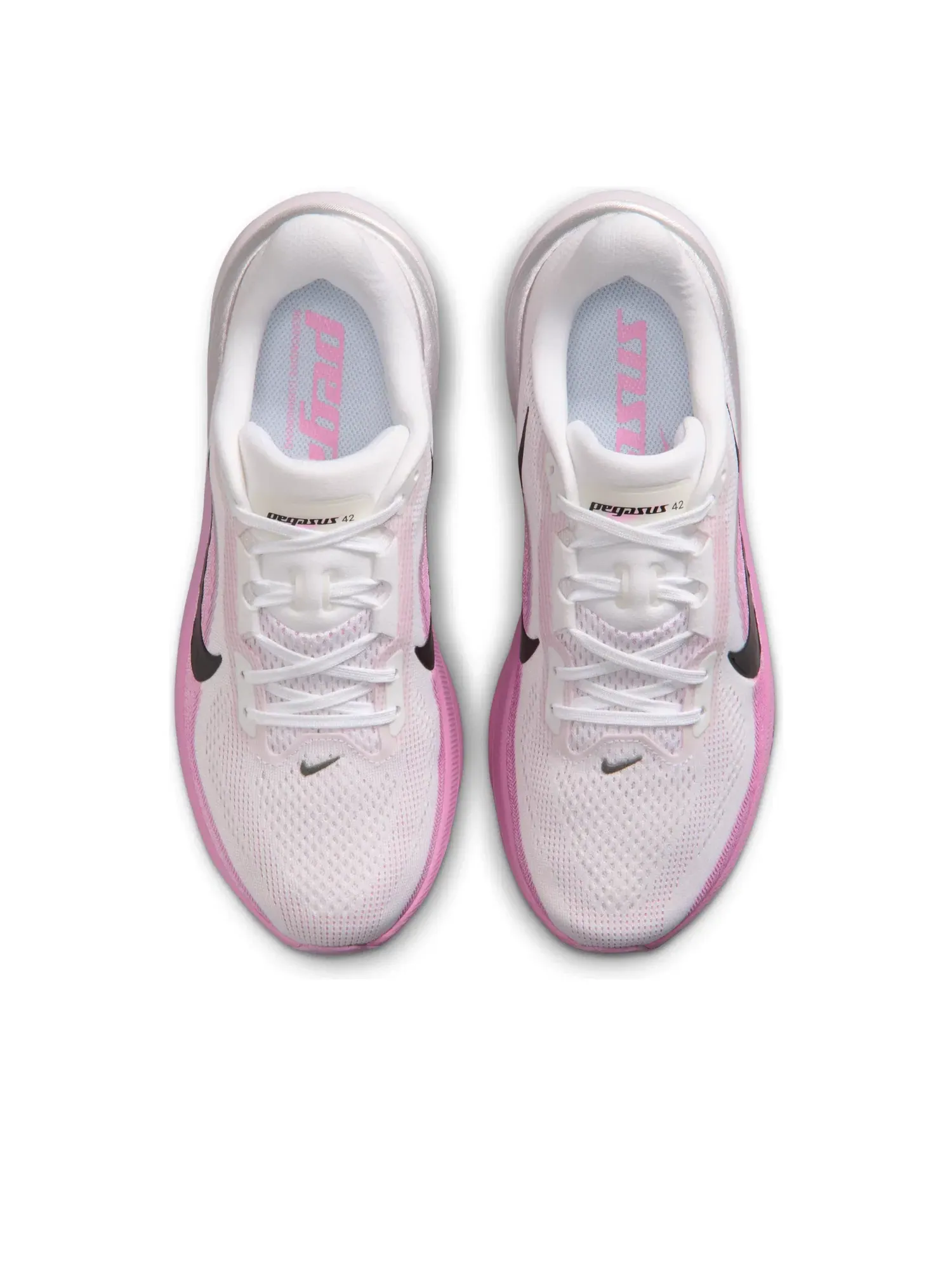 Женские кроссовки с шнуровкой Air Zoom Pegasus 42 Nike — изображение 2 из 6, розовый