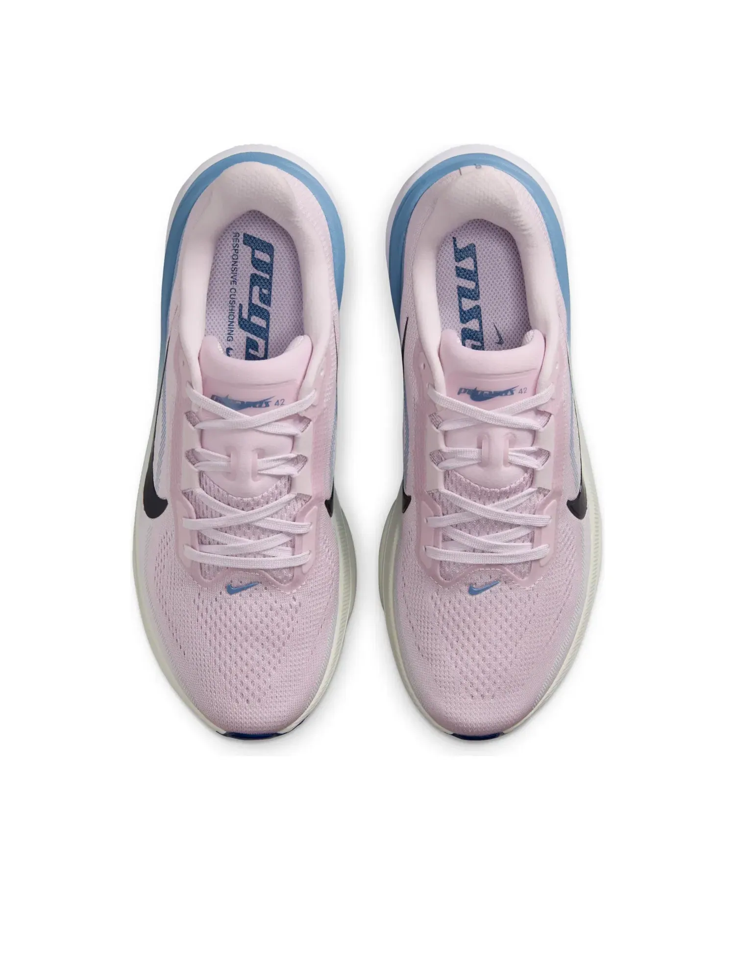 Кроссовки Nike Air Zoom Pegasus 42 'Bleached Lilac Blue Void' IB1881-500 — изображение 3 из 6, розовый