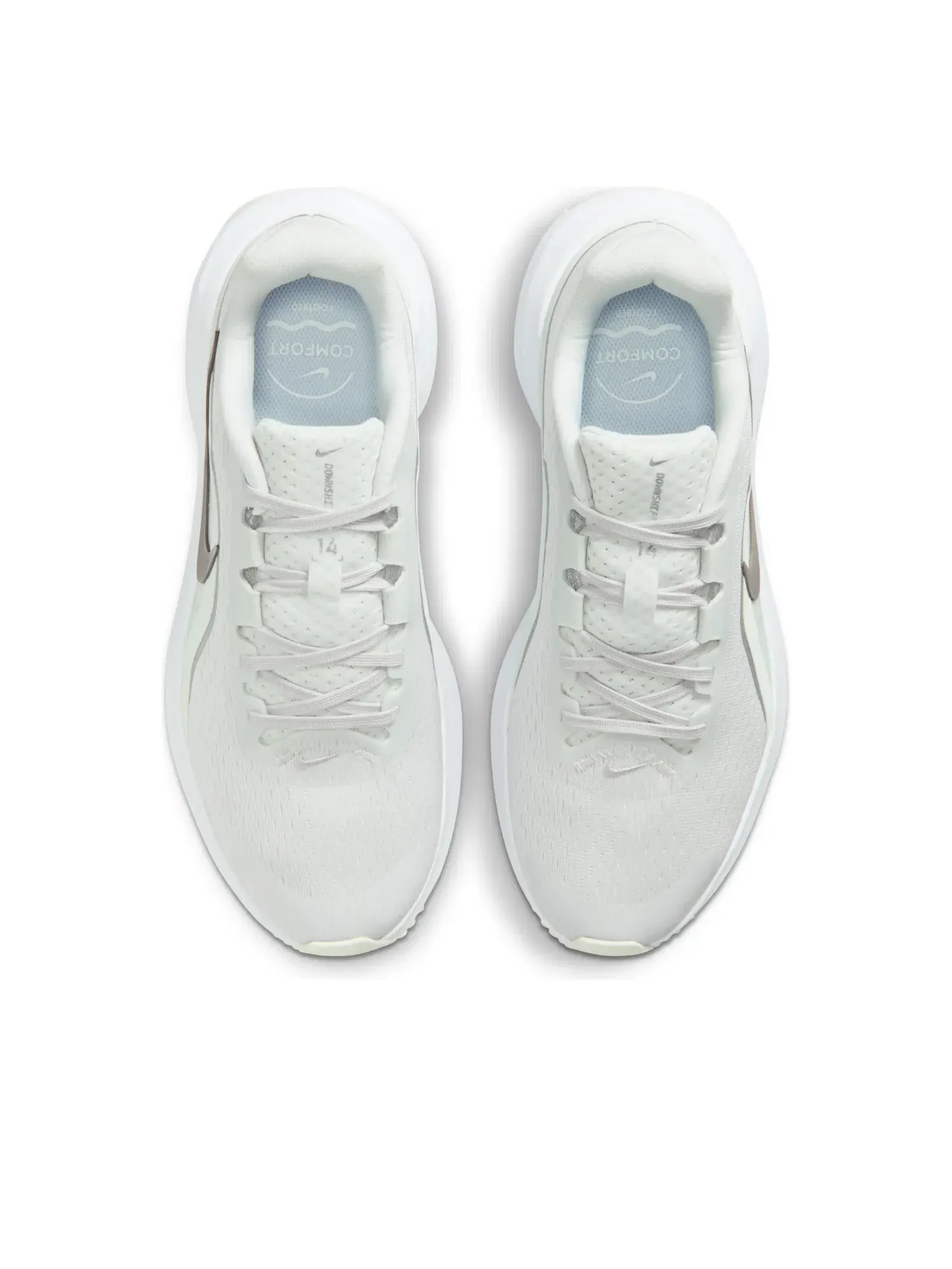 Кроссовки Nike Downshifter 14 'Off White Barely Green' IB1899-103 — изображение 2 из 6, серый