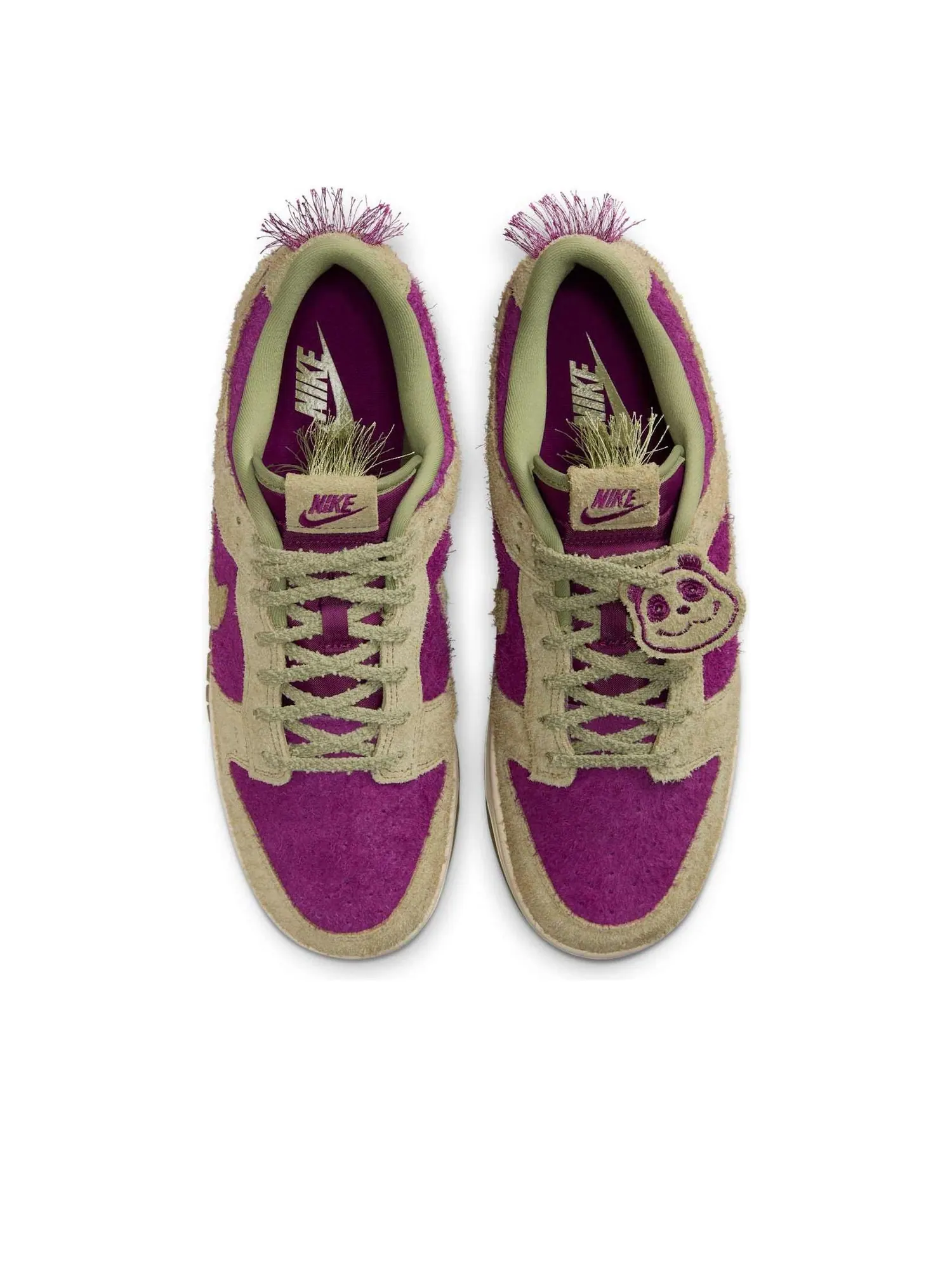 Кроссовки Nike Dunk Low Panda 'Viotech' — изображение 2 из 6, зеленый