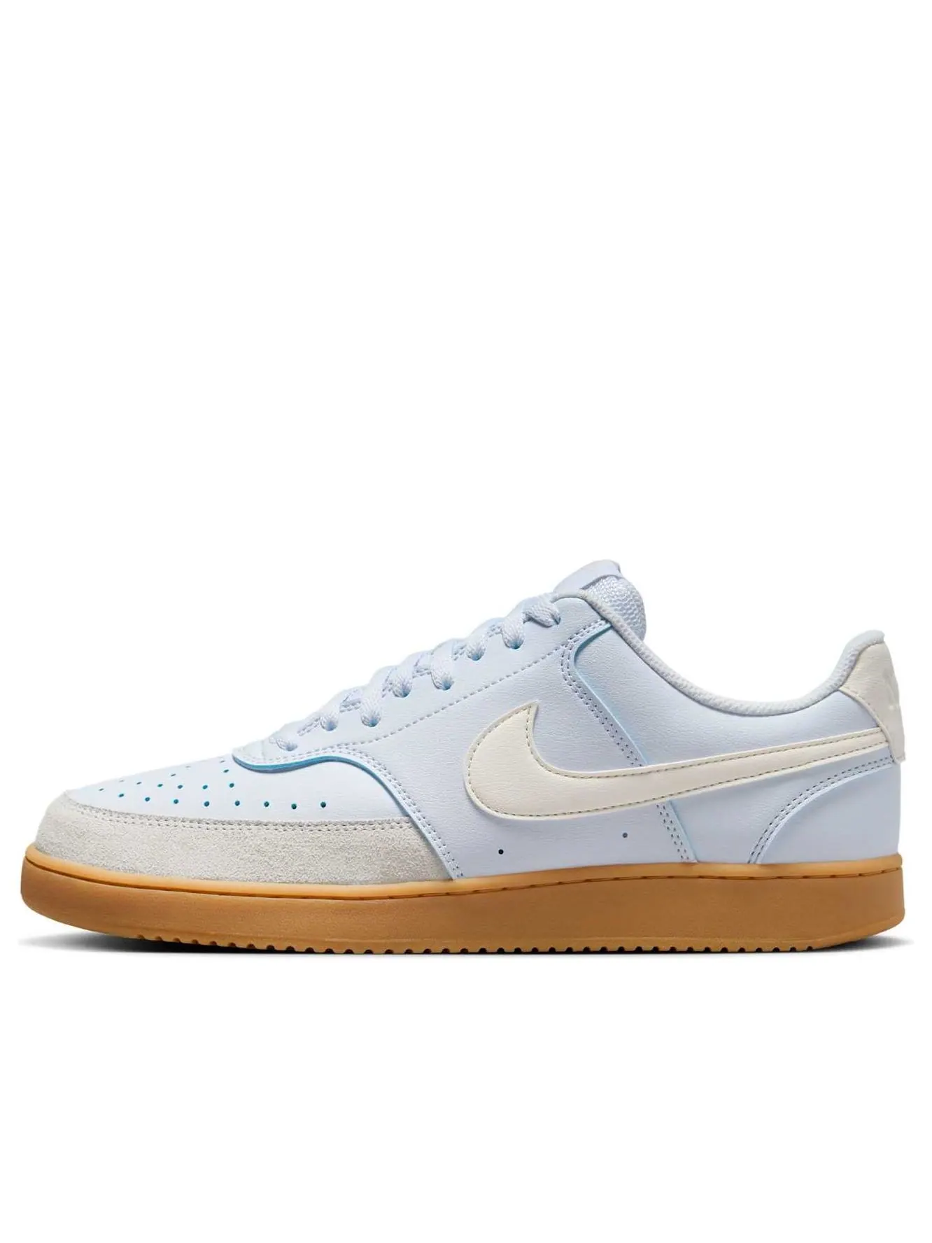 Кроссовки Nike Court Vision Low 'Football Grey Gum Pale Ivory' — изображение 1 из 6, синий