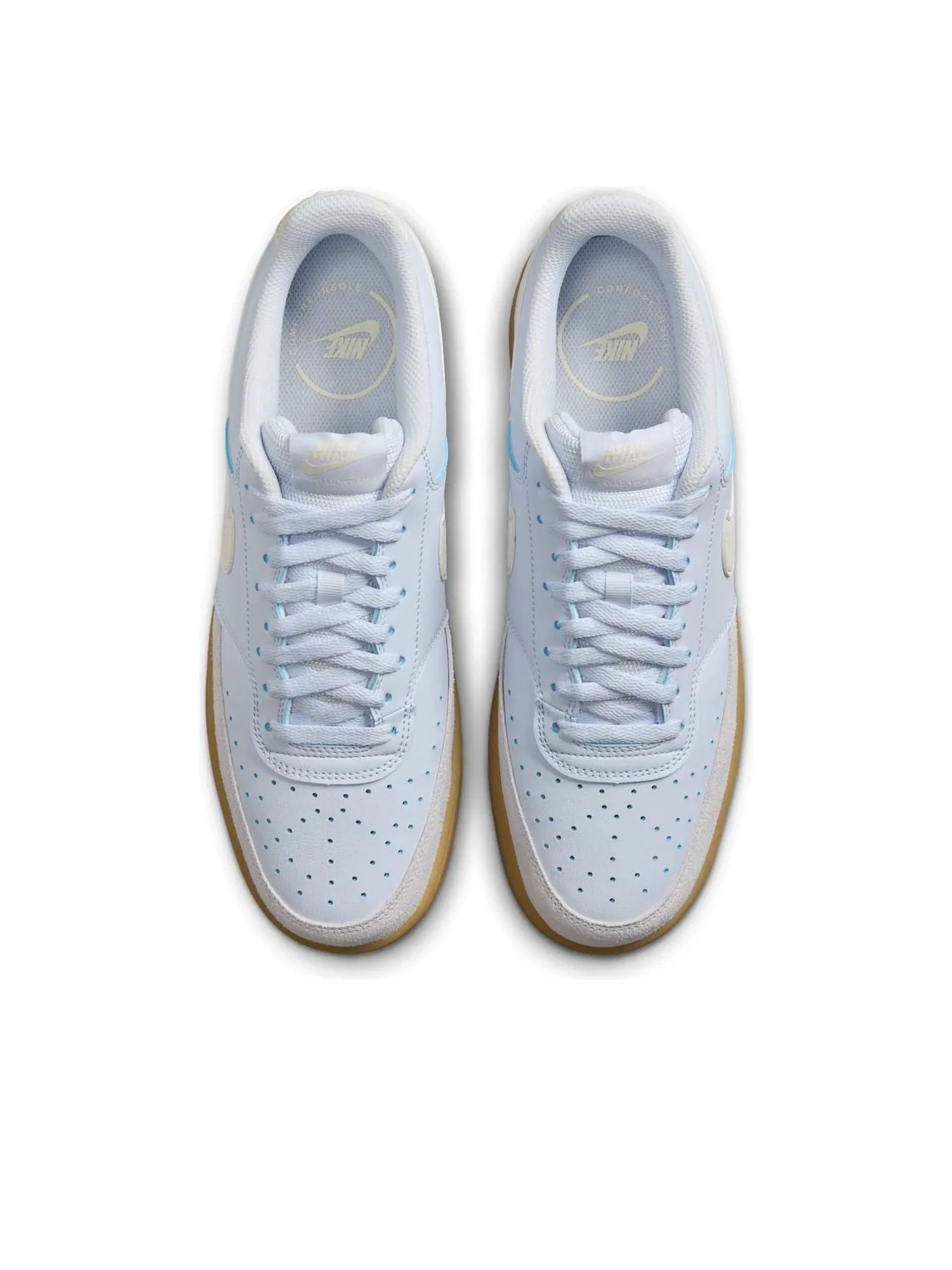 Кроссовки Nike Court Vision Low 'Football Grey Gum Pale Ivory' — изображение 4 из 6, синий