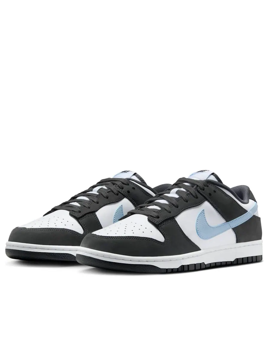 Кроссовки Nike Dunk Low 'White Anthracite Light Armory Blue' — изображение 3 из 6, белый