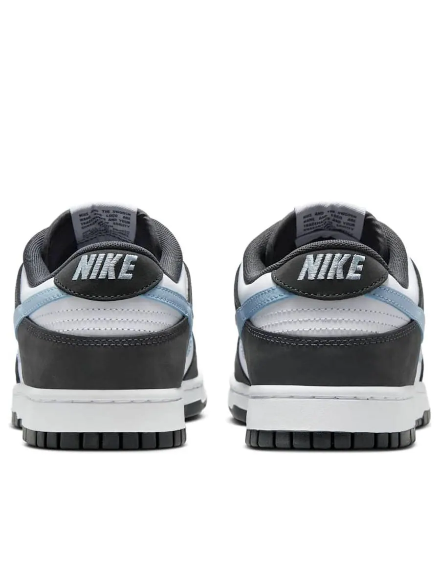 Кроссовки Nike Dunk Low 'White Anthracite Light Armory Blue' — изображение 5 из 6, белый