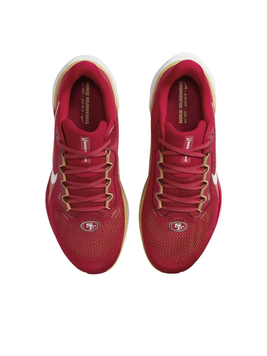 Кроссовки Nike x NFL Pegasus 41 'San Francisco 49ers' — изображение 3 из 6, красный/белый/золотистый