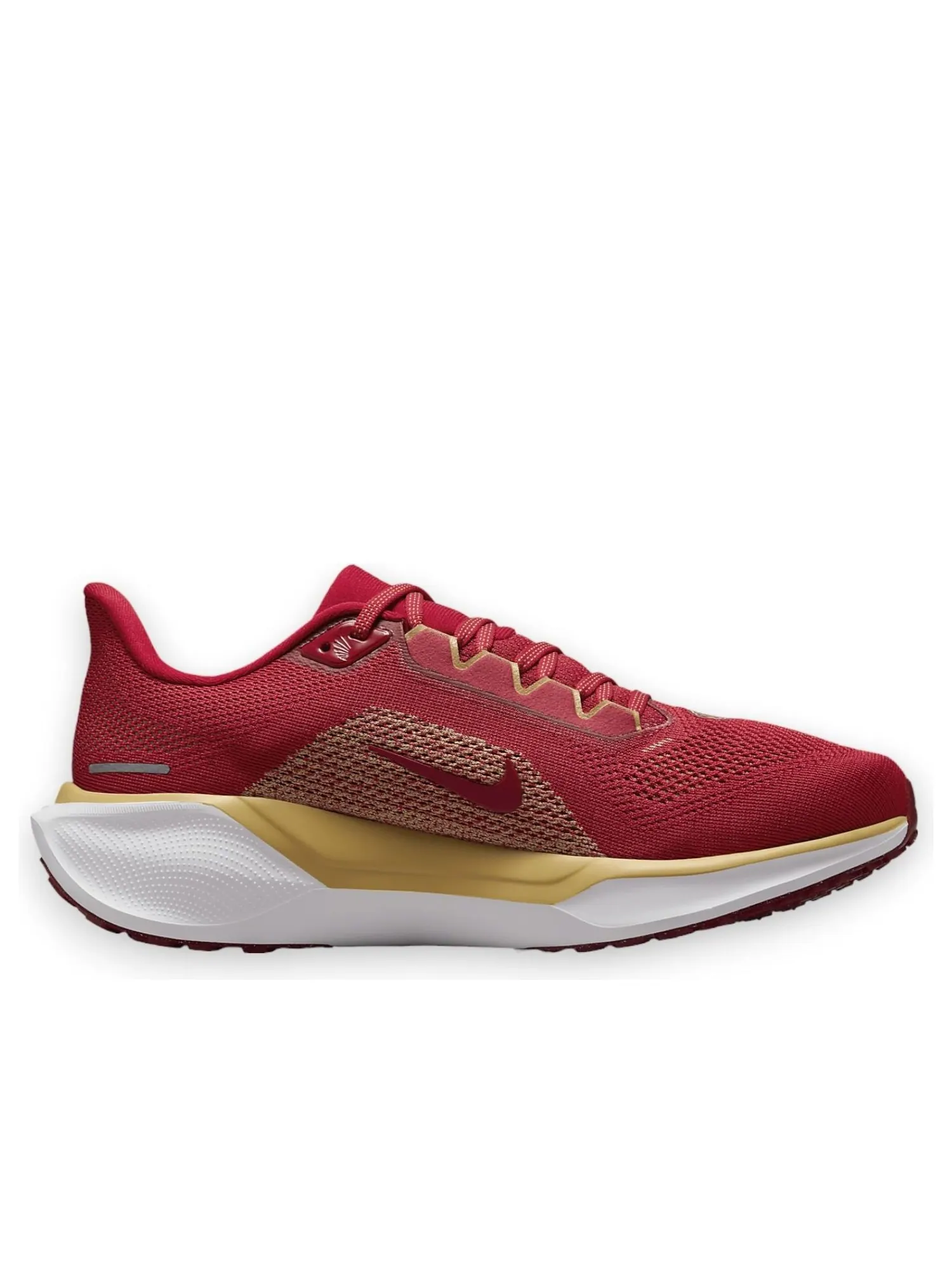 Кроссовки Nike x NFL Pegasus 41 'San Francisco 49ers' — изображение 6 из 6, красный/белый/золотистый