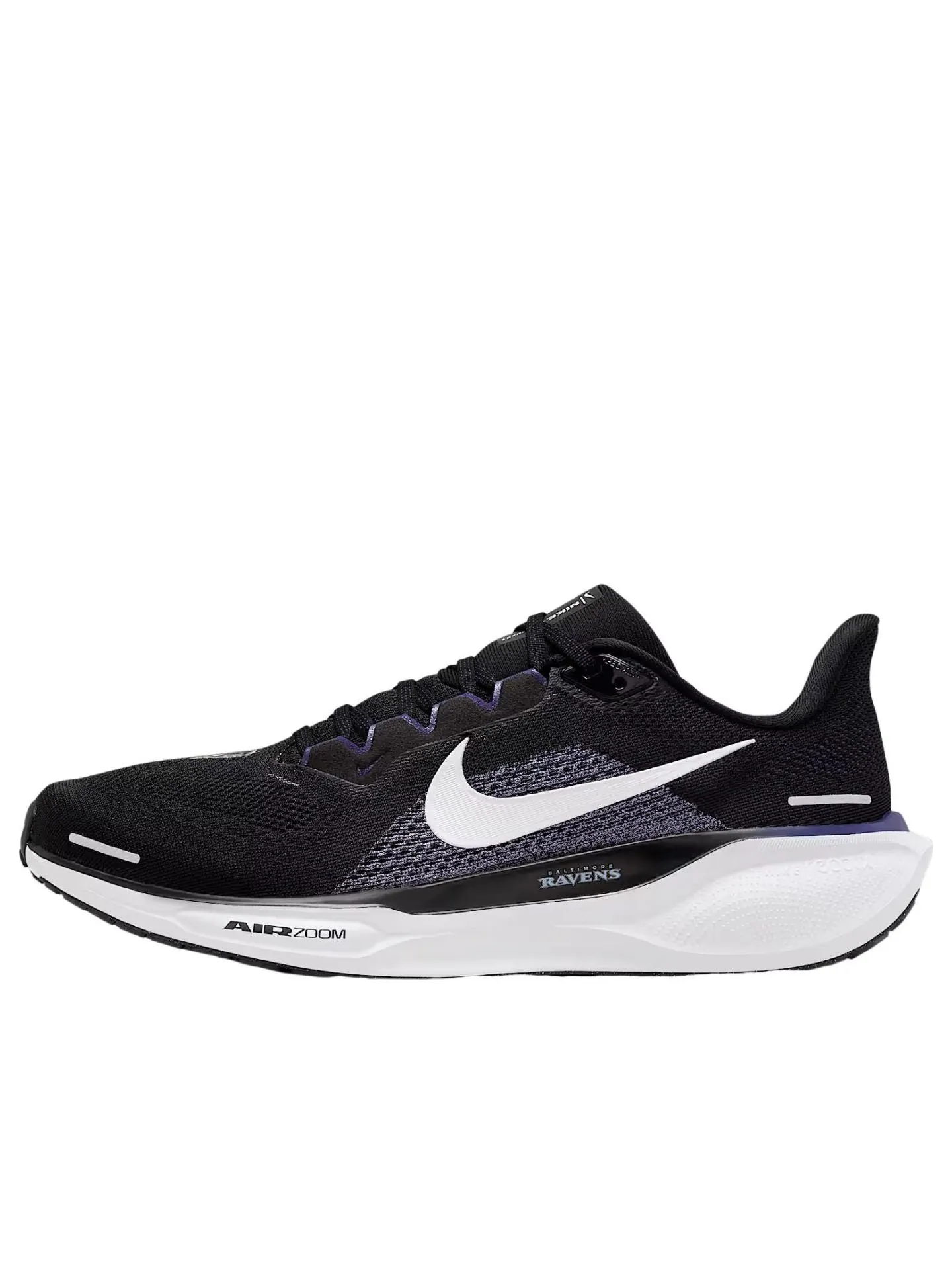 Кроссовки Nike x NFL Pegasus 41 'Baltimore Ravens' — изображение 1 из 6, черный/белый