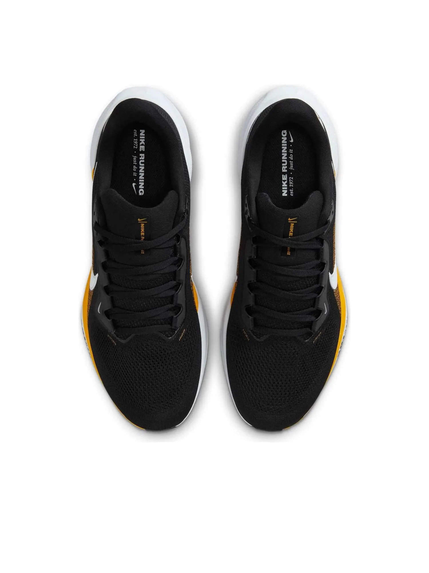 Кроссовки Nike Pegasus 41 NFL 'Pittsburgh Steelers' — изображение 2 из 6, черный/белый/золотистый