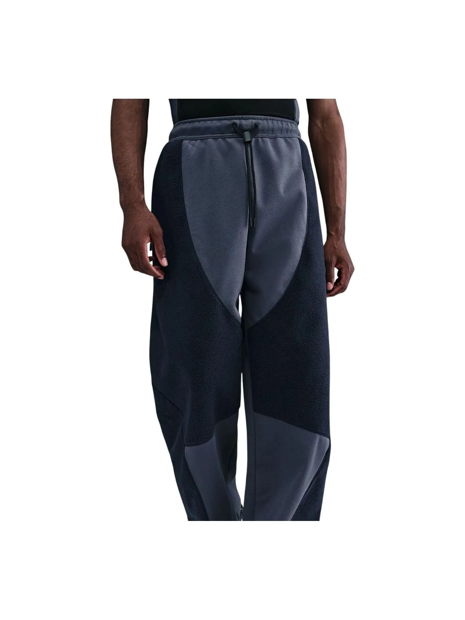 Брюки Nike Tech Boreas Knit Open-Hem Trousers 'Thunder Blue Obsidian Black' — изображение 1 из 3, синий//черный