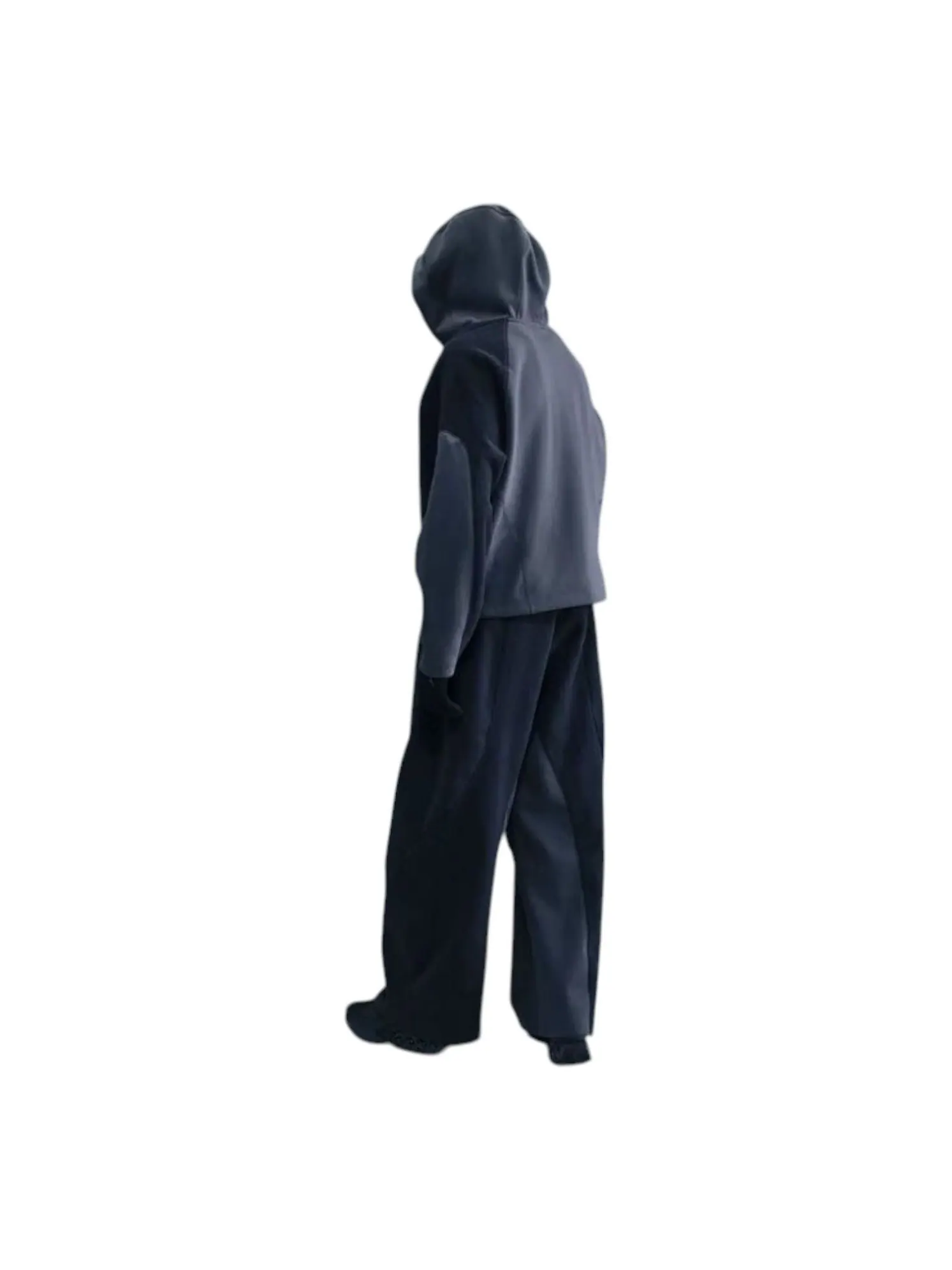 Брюки Nike Tech Boreas Knit Open-Hem Trousers 'Thunder Blue Obsidian Black' — изображение 3 из 3, синий//черный