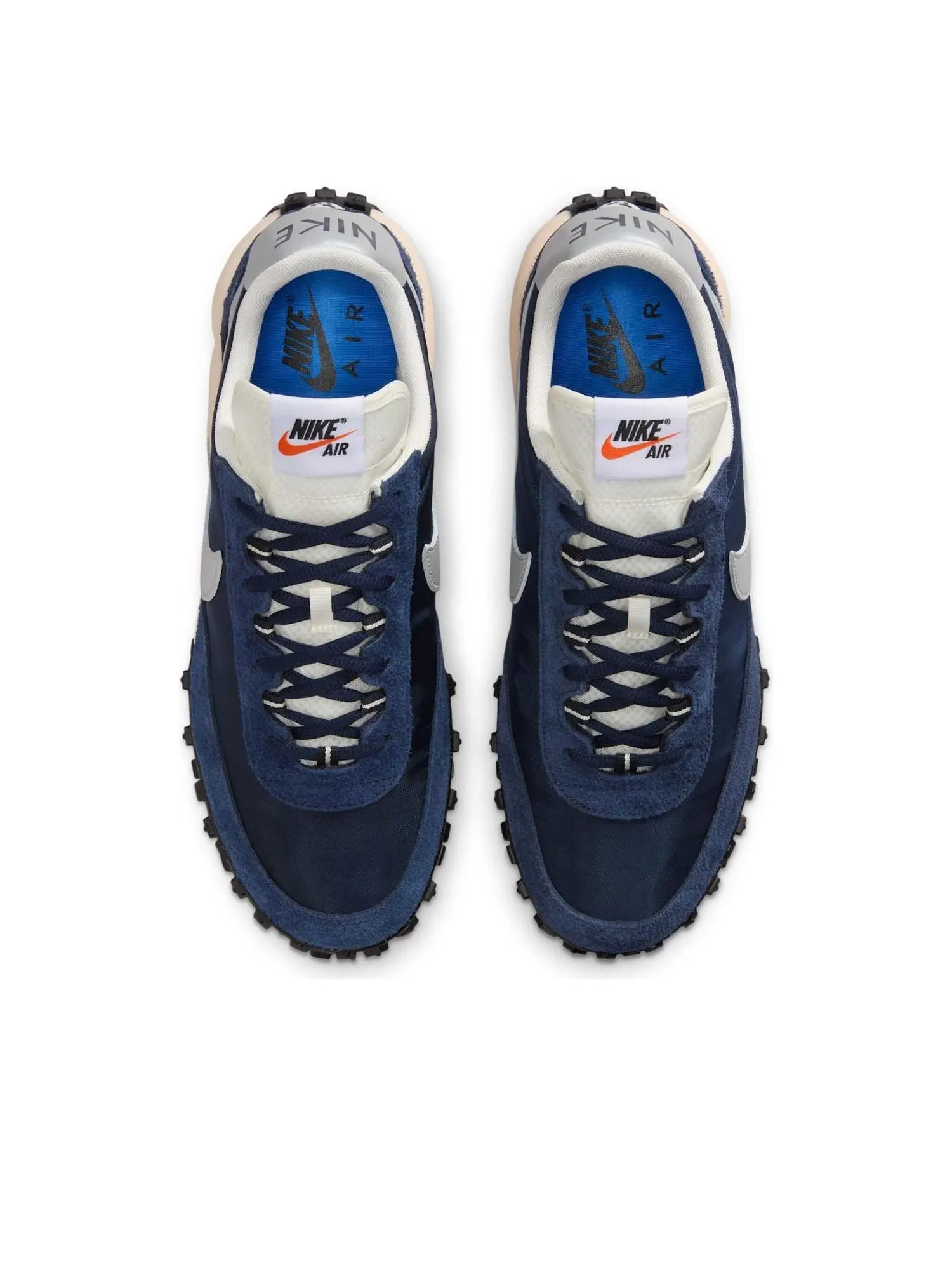 Кроссовки Nike Air Max Waffle Racer SP 'Navy Silver' — изображение 2 из 6, темно-синий