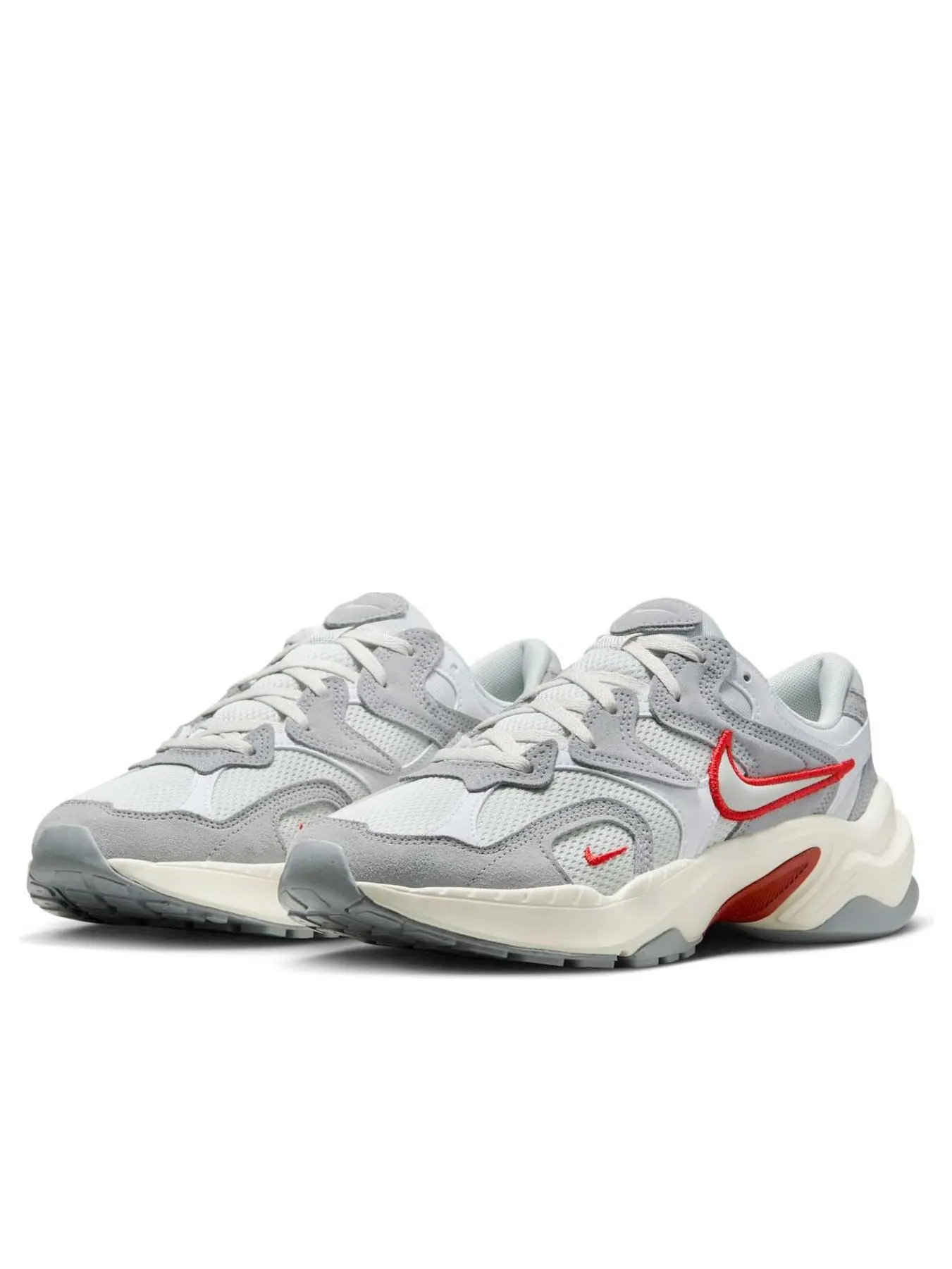 (WMNS) Nike AL8 'Wolf Grey Picante Red' — изображение 4 из 6, серый/красный/белый