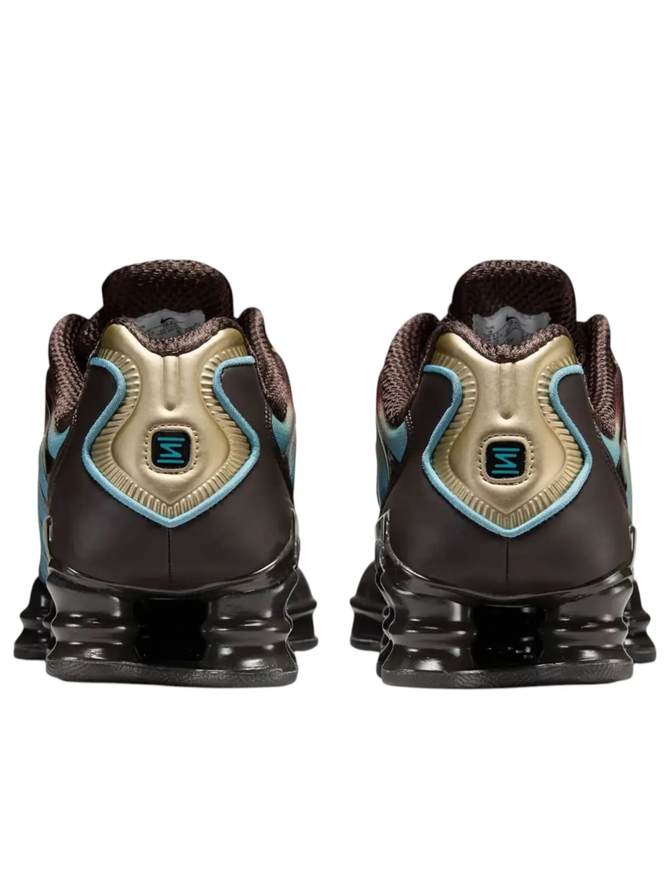 Кроссовки (WMNS) Nike Shox TL 'Velvet Brown Denim Turquoise' — изображение 4 из 5, коричневый