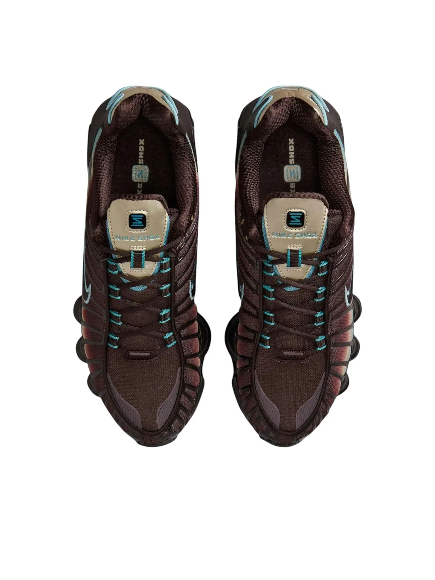 (WMNS) Nike Shox TL 'Velvet Brown Denim Turquoise' — изображение 3 из 5