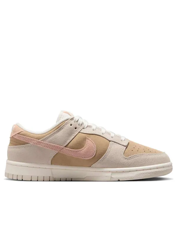 Кроссовки dunk low suede Nike — изображение 2 из 4, бежевый