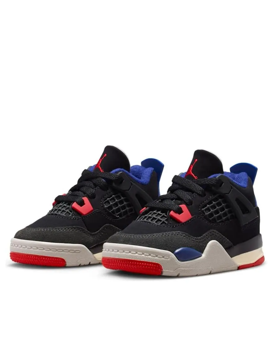 Кроссовки (TD) Air Jordan 4 Retro 'Rare Air' — изображение 4 из 6, черный