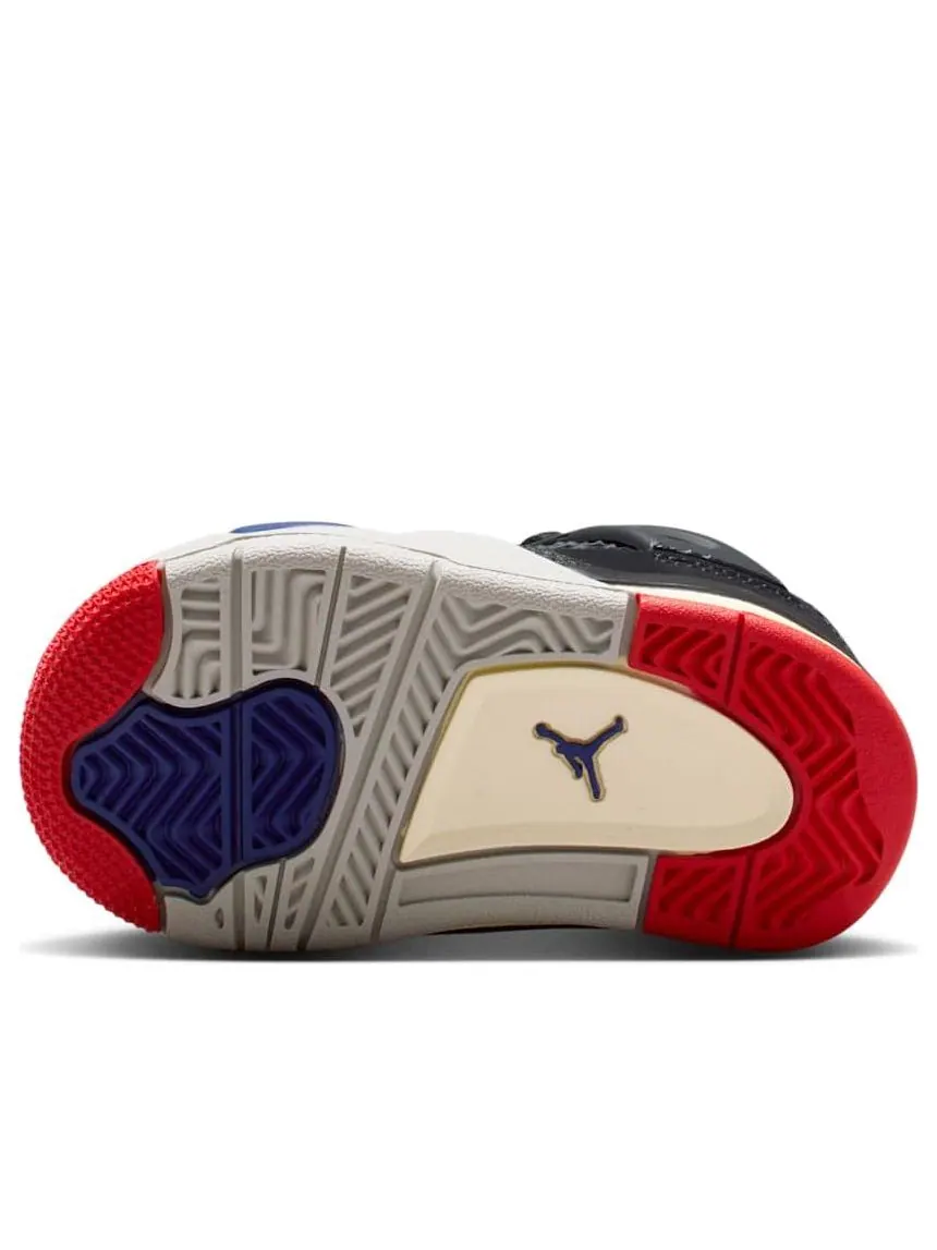 Кроссовки (TD) Air Jordan 4 Retro 'Rare Air' — изображение 5 из 6, черный
