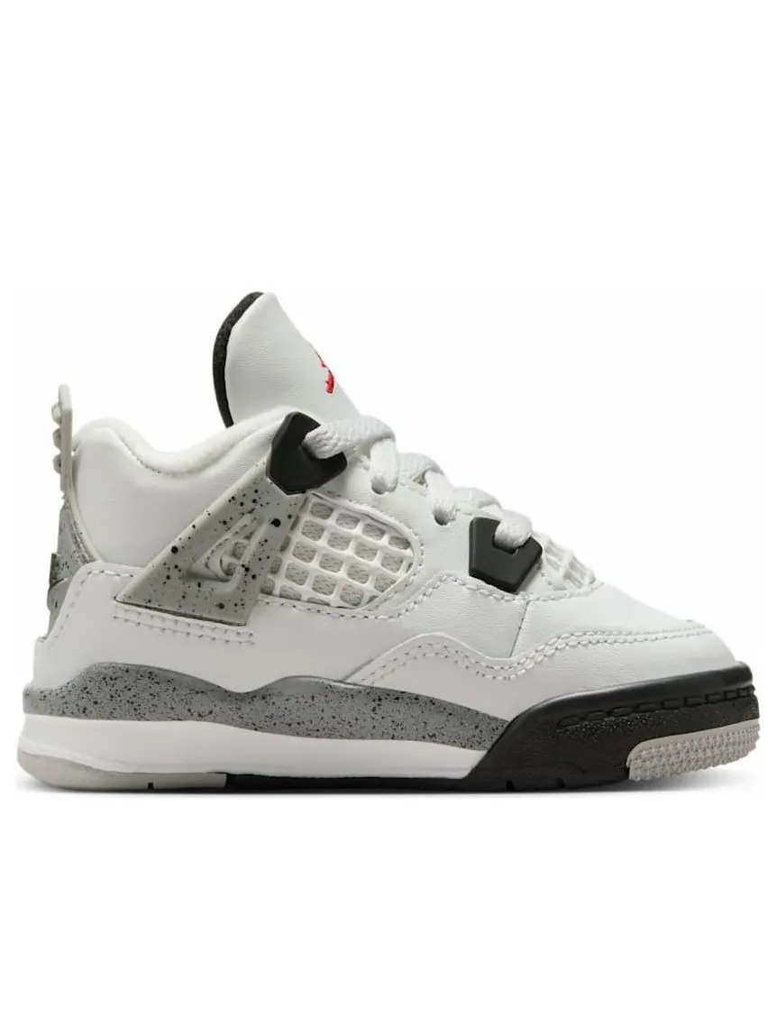 Кроссовки (TD) Air Jordan 4 Retro OG 'White Cement' 2025 — изображение 2 из 6, белый