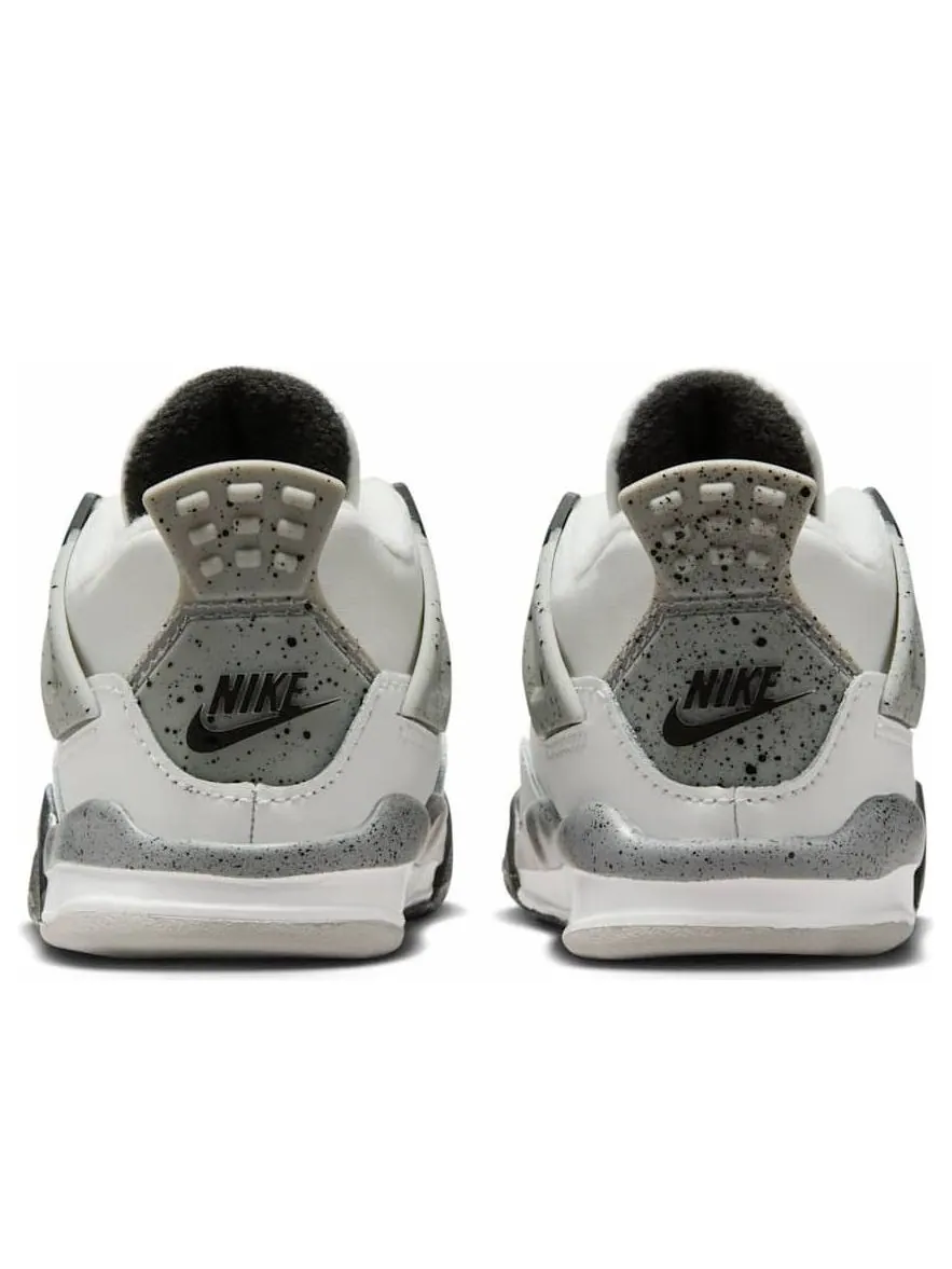 Кроссовки (TD) Air Jordan 4 Retro OG 'White Cement' 2025 — изображение 5 из 6, белый