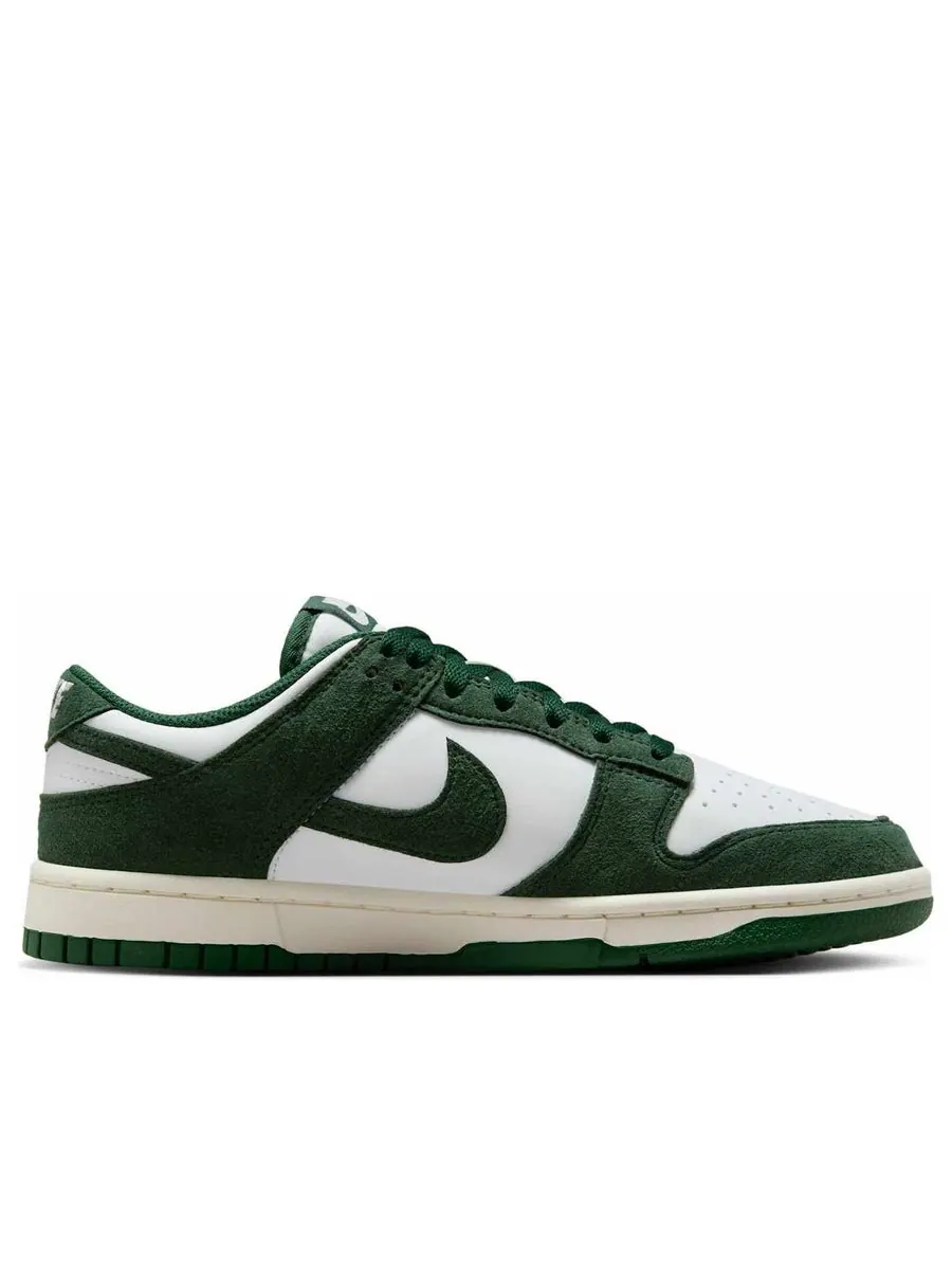 Кроссовки (WMNS) Nike Dunk Low 'Gorge Green Gold Mini Swoosh' — изображение 2 из 6, зеленый