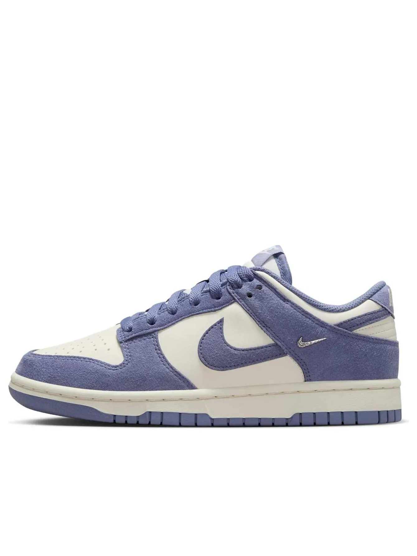 Кроссовки (WMNS) Nike Dunk Low Mini Swoosh 'World Indigo' — изображение 1 из 6, фиолетовый