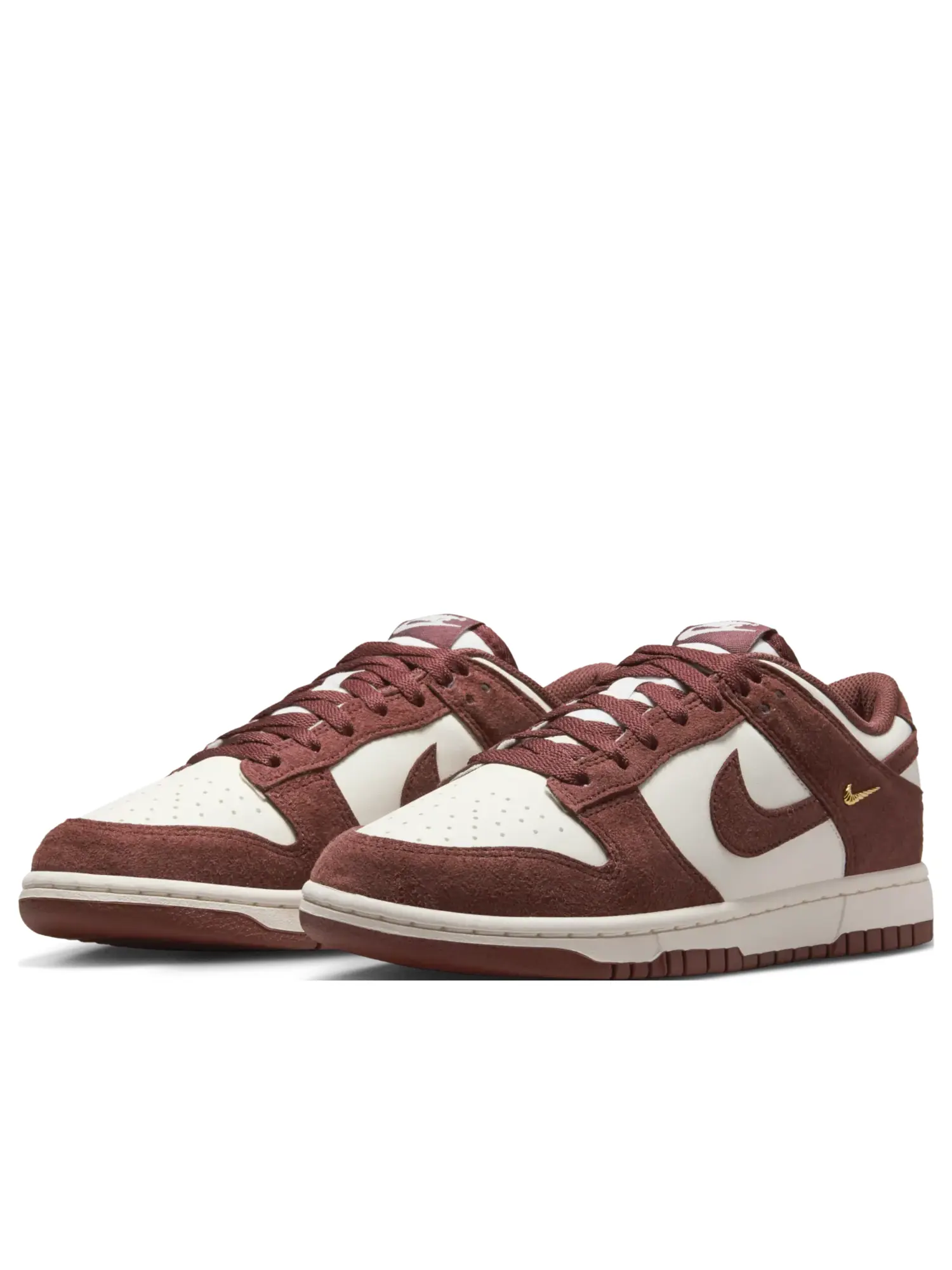 Кроссовки (WMNS) Nike Dunk Low 'Sail Red Sepia' — изображение 4 из 6, бордовый