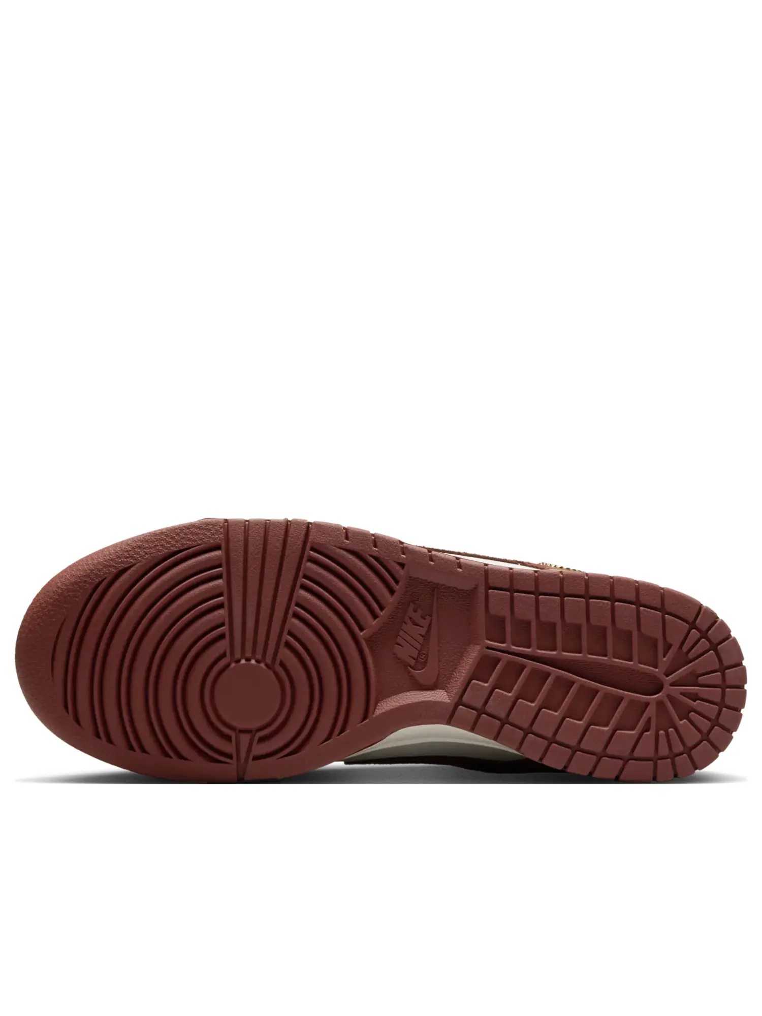 Кроссовки (WMNS) Nike Dunk Low 'Sail Red Sepia' — изображение 5 из 6, бордовый