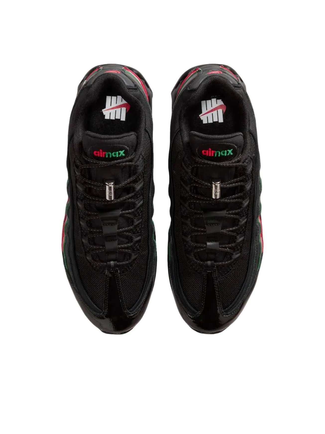 Кроссовки Nike x Undefeated Air Max 95 'Black Metallic Silver' — изображение 3 из 5