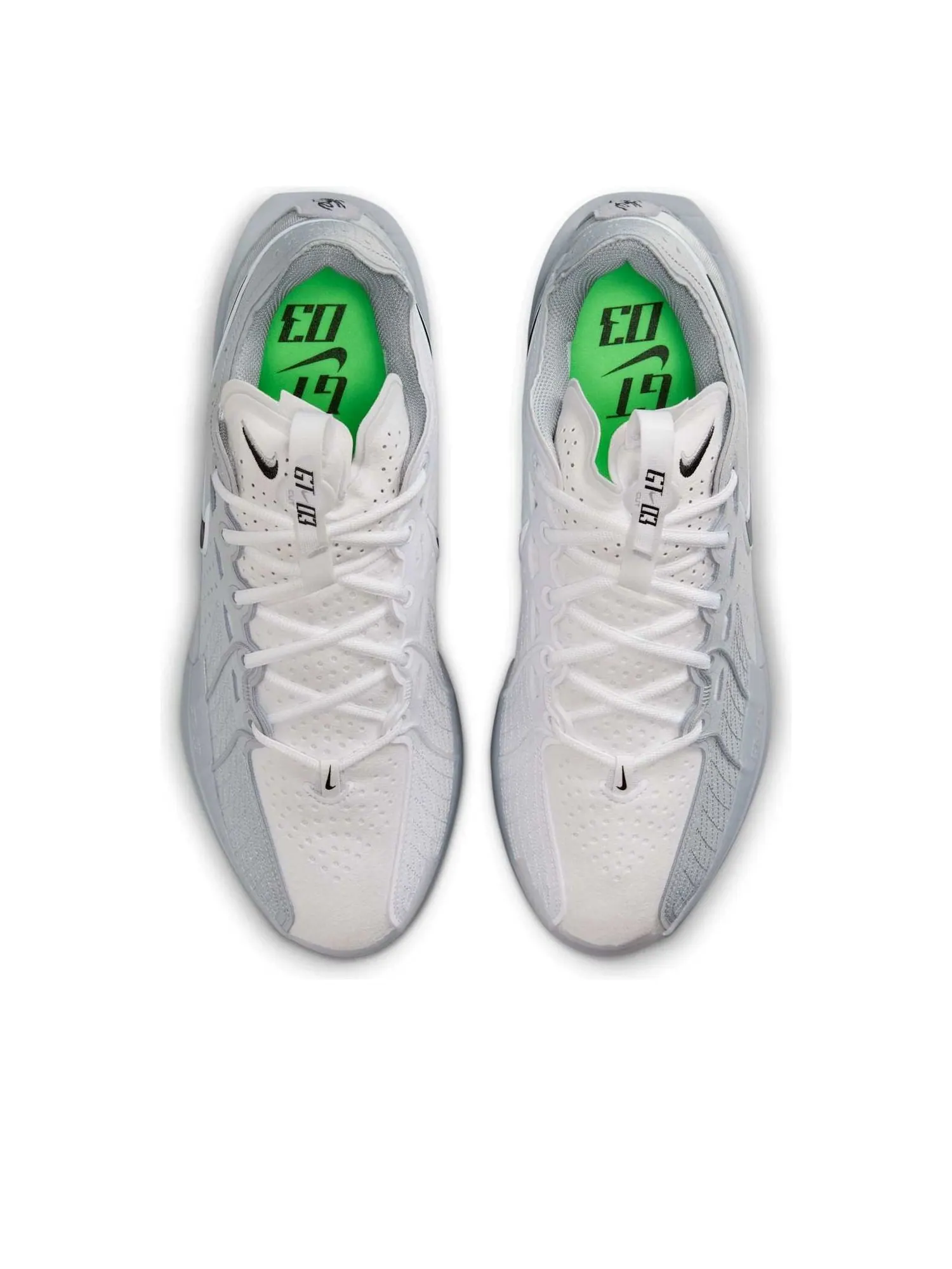 Кроссовки Nike Zoom GT Cut 3 TB 'White Grey' — изображение 2 из 6, белый/серый