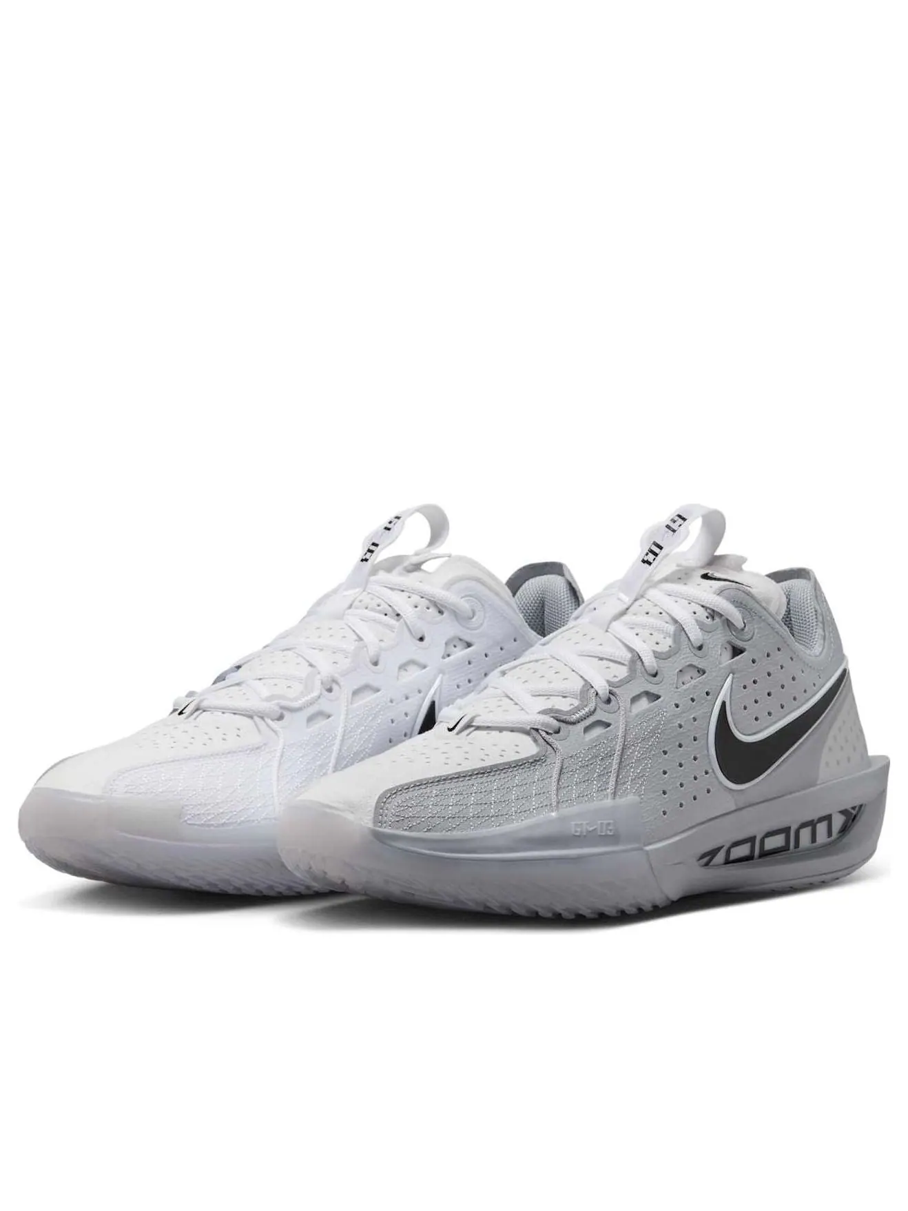 Кроссовки Nike Zoom GT Cut 3 TB 'White Grey' — изображение 4 из 6, белый/серый
