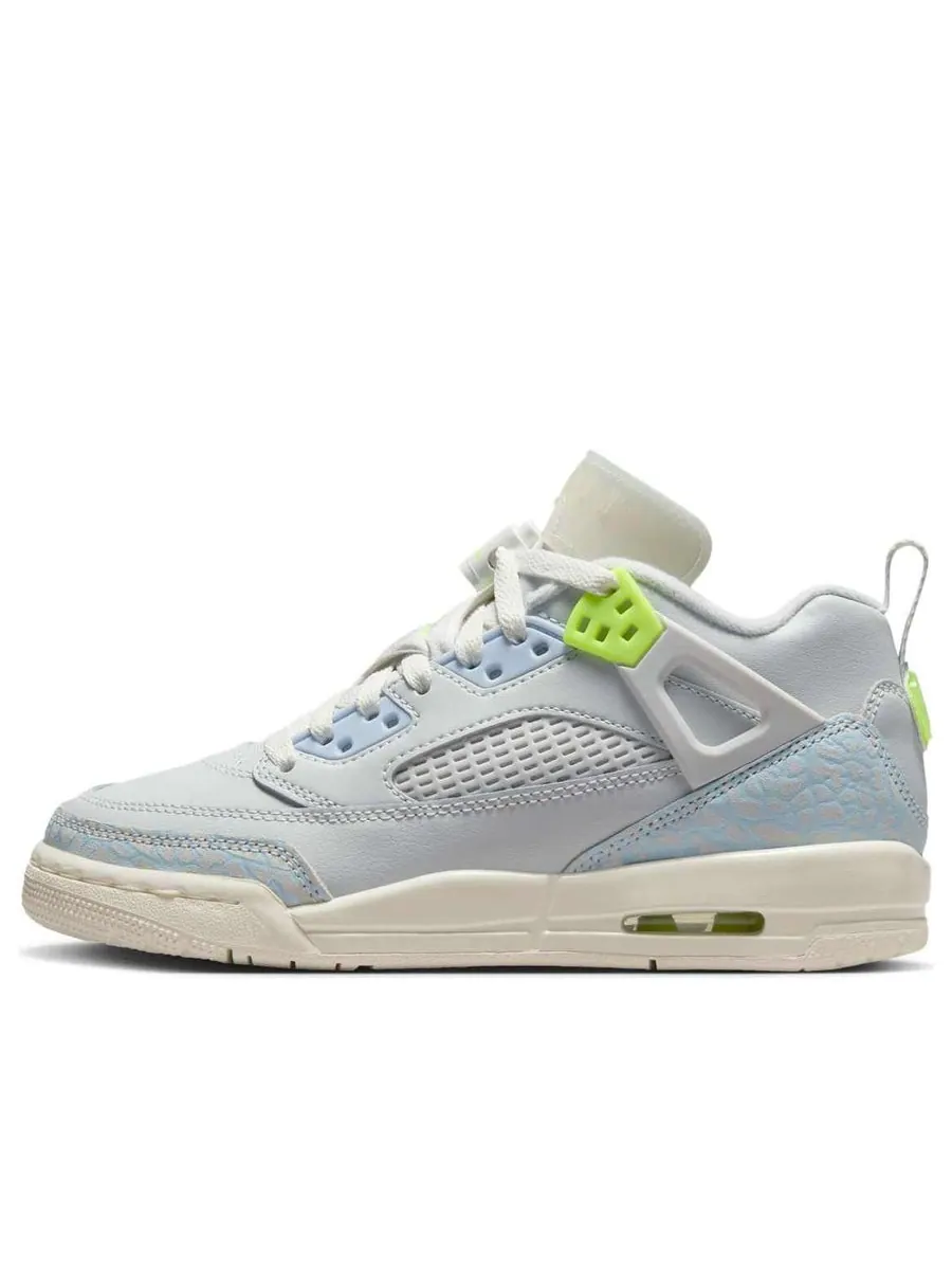 Кроссовки (GS) Air Jordan Spizike Low 'Photon Dust Volt' — изображение 1 из 6, серый