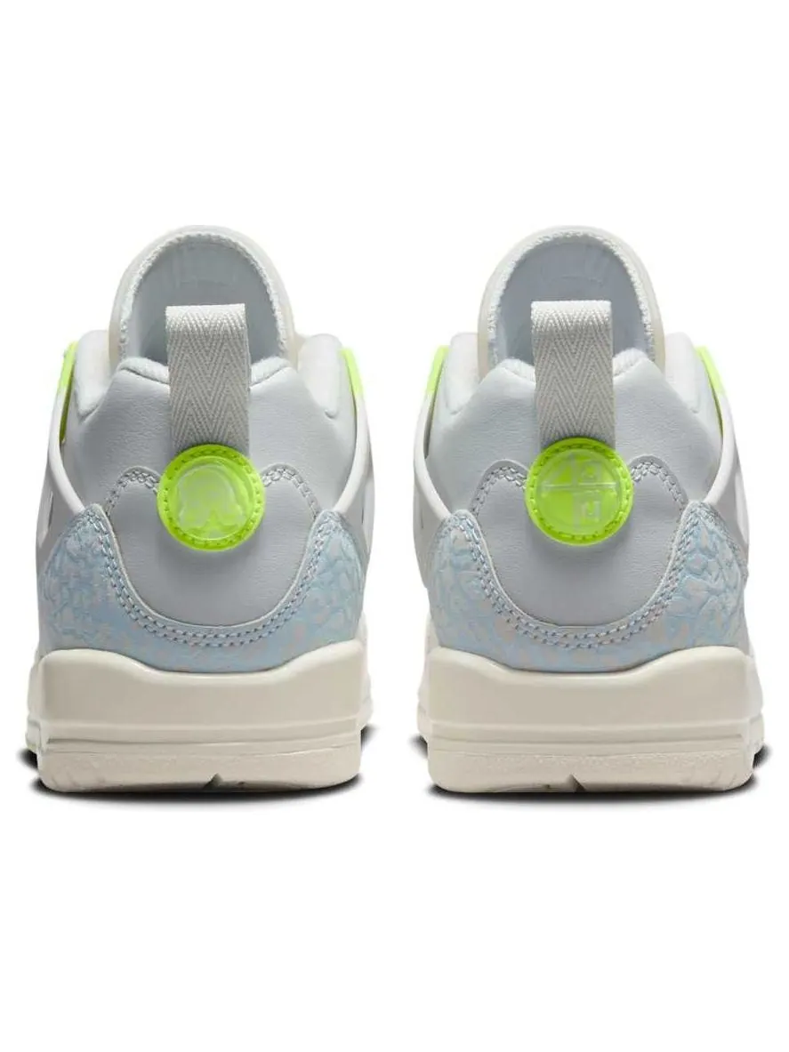 Кроссовки (GS) Air Jordan Spizike Low 'Photon Dust Volt' — изображение 5 из 6, серый