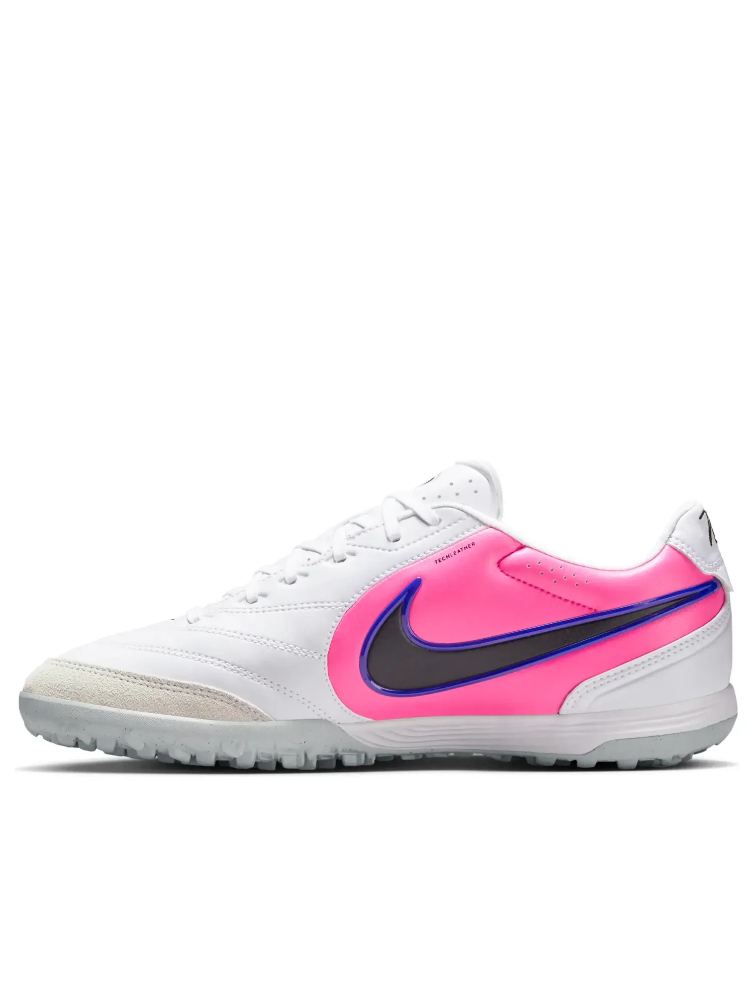 Кроссовки Nike Tiempo Ligera Pro 'White Racer Blue Pink Blast Black' — изображение 1 из 6, белый