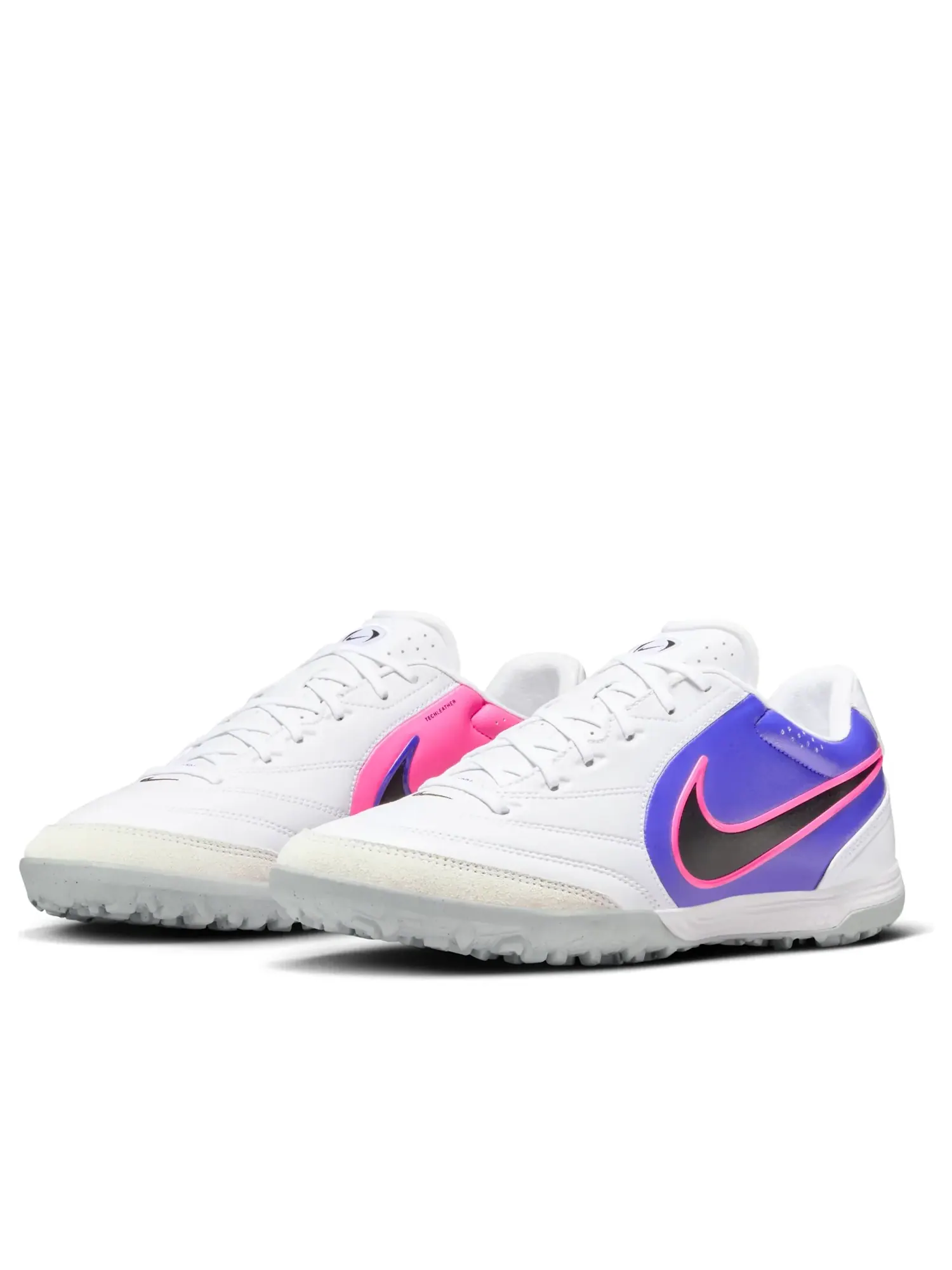 Кроссовки Nike Tiempo Ligera Pro 'White Racer Blue Pink Blast Black' — изображение 4 из 6, белый
