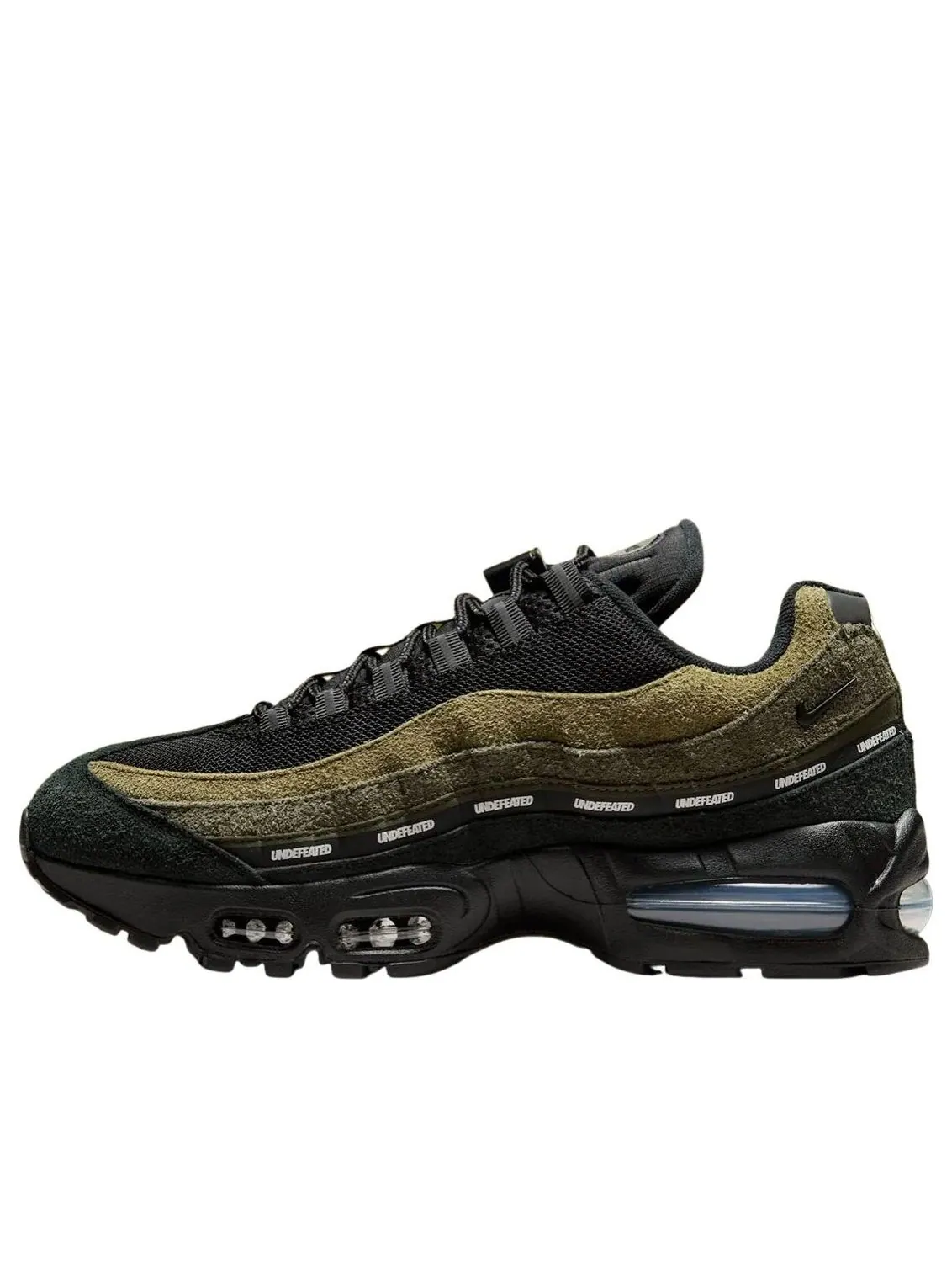 Кроссовки Nike x Undefeated Air Max 95 'La Brea' — изображение 1 из 6, оливковый/черный/хаки