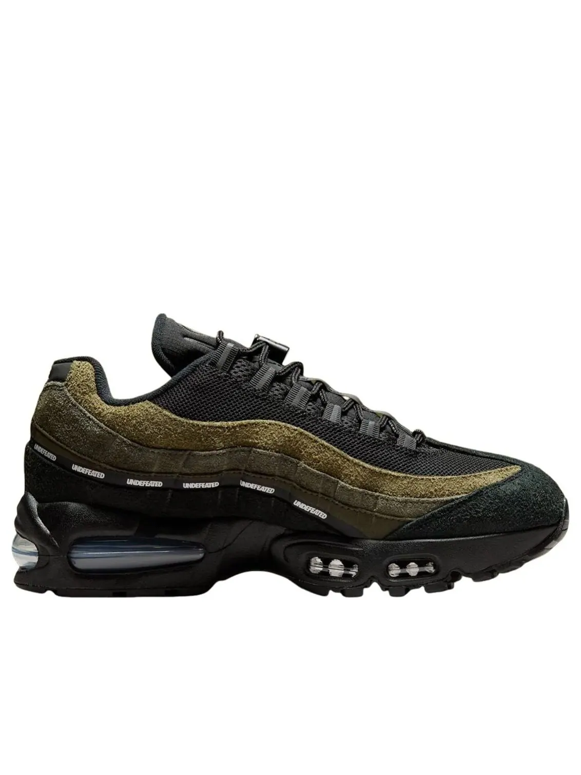 Кроссовки Nike x Undefeated Air Max 95 'La Brea' — изображение 2 из 6, оливковый/черный/хаки
