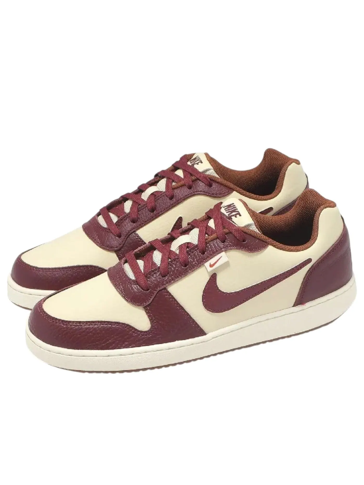 Кроссовки Nike Ebernon Low Premium 'Light Khaki Dark Team Red' — изображение 4 из 5, красный