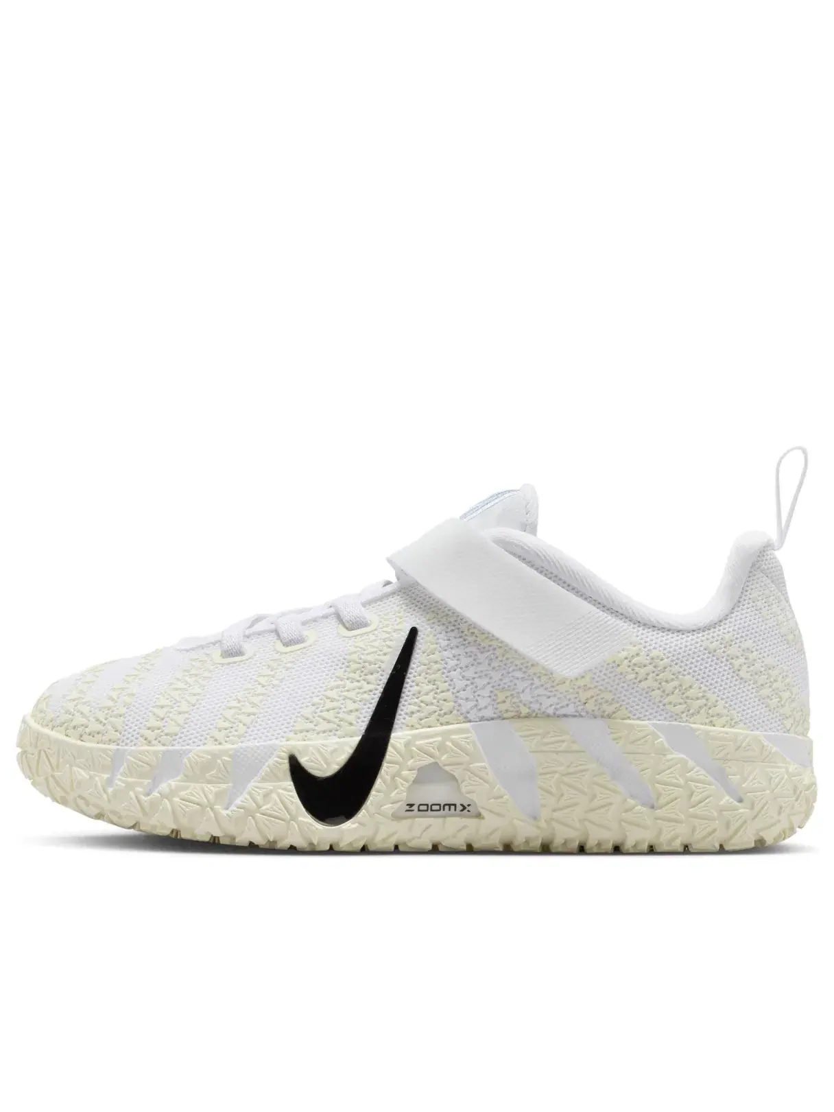 Детские кроссовки с шнуровкой-эластичной моделью Sound Check Nike — изображение 1 из 7, белый