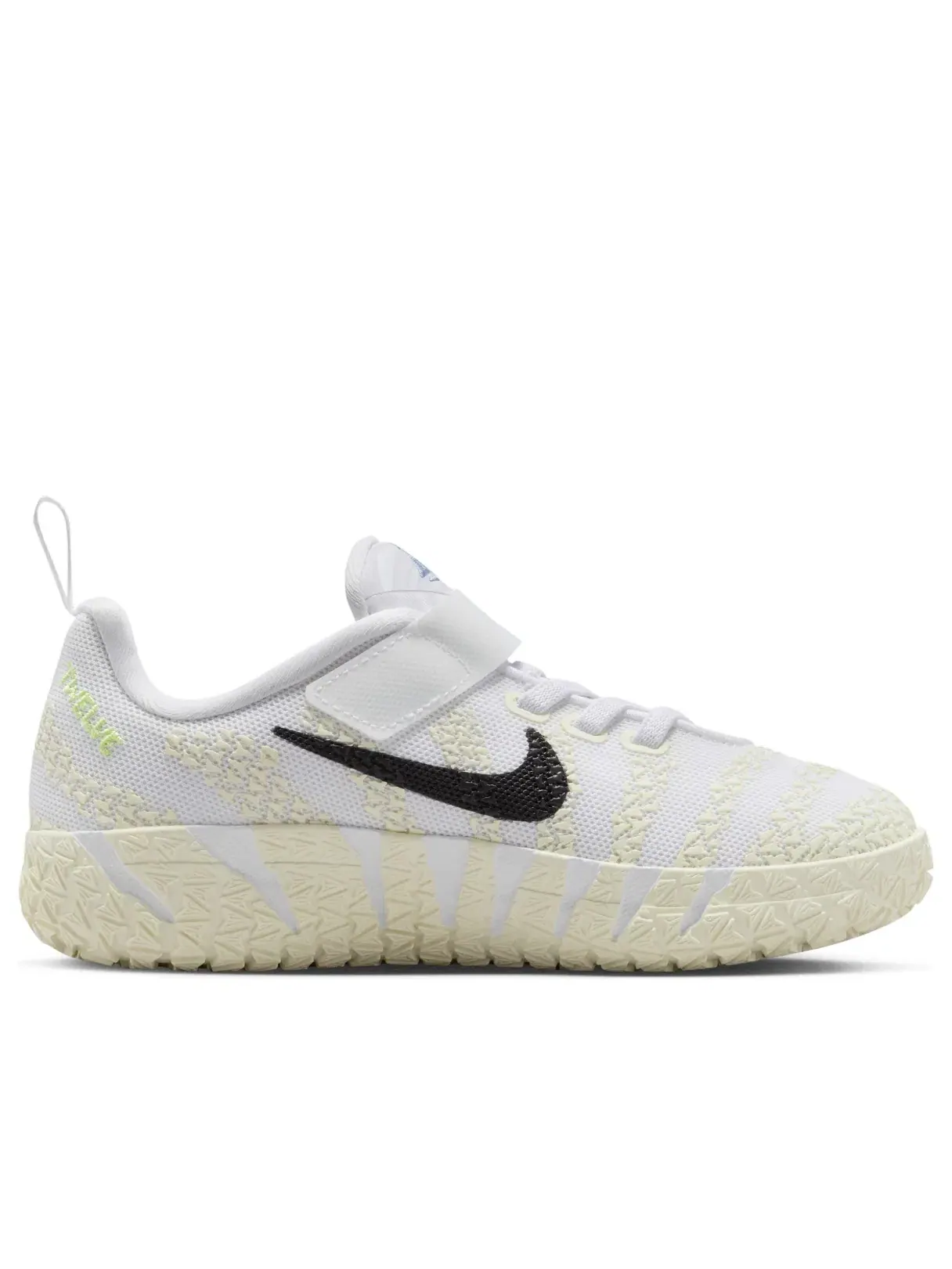 Детские кроссовки с шнуровкой-эластичной моделью Sound Check Nike — изображение 2 из 7, белый