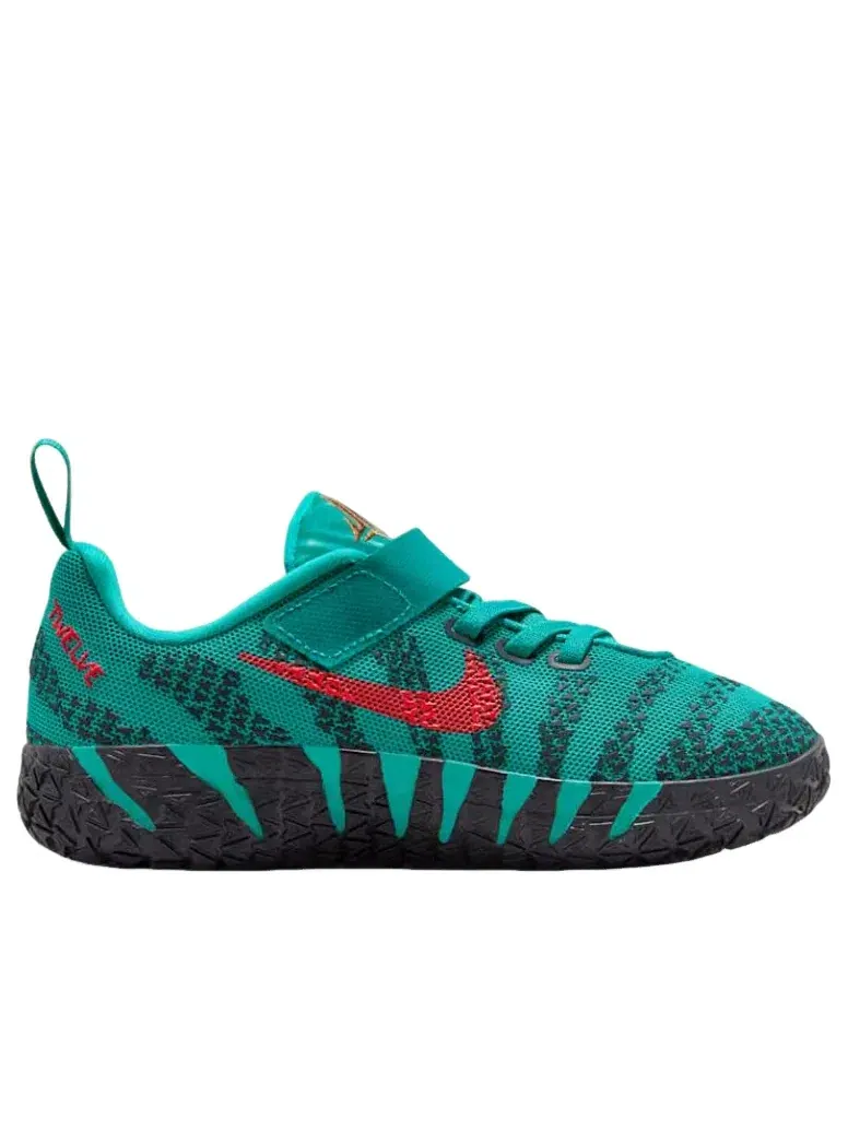 Детские кроссовки для мальчиков с закрытой шнуровкой Nike Ja 3 Scratch 3.0 — изображение 2 из 6, зеленый