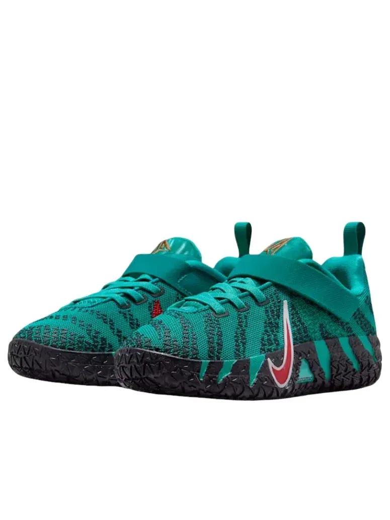 Детские кроссовки для мальчиков с закрытой шнуровкой Nike Ja 3 Scratch 3.0 — изображение 3 из 6, зеленый