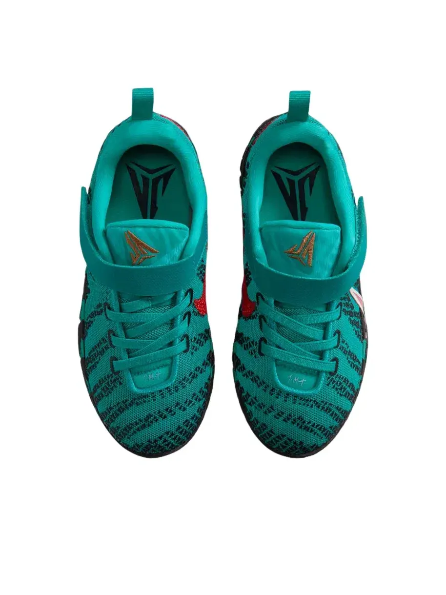 Детские кроссовки для мальчиков с закрытой шнуровкой Nike Ja 3 Scratch 3.0 — изображение 4 из 6, зеленый