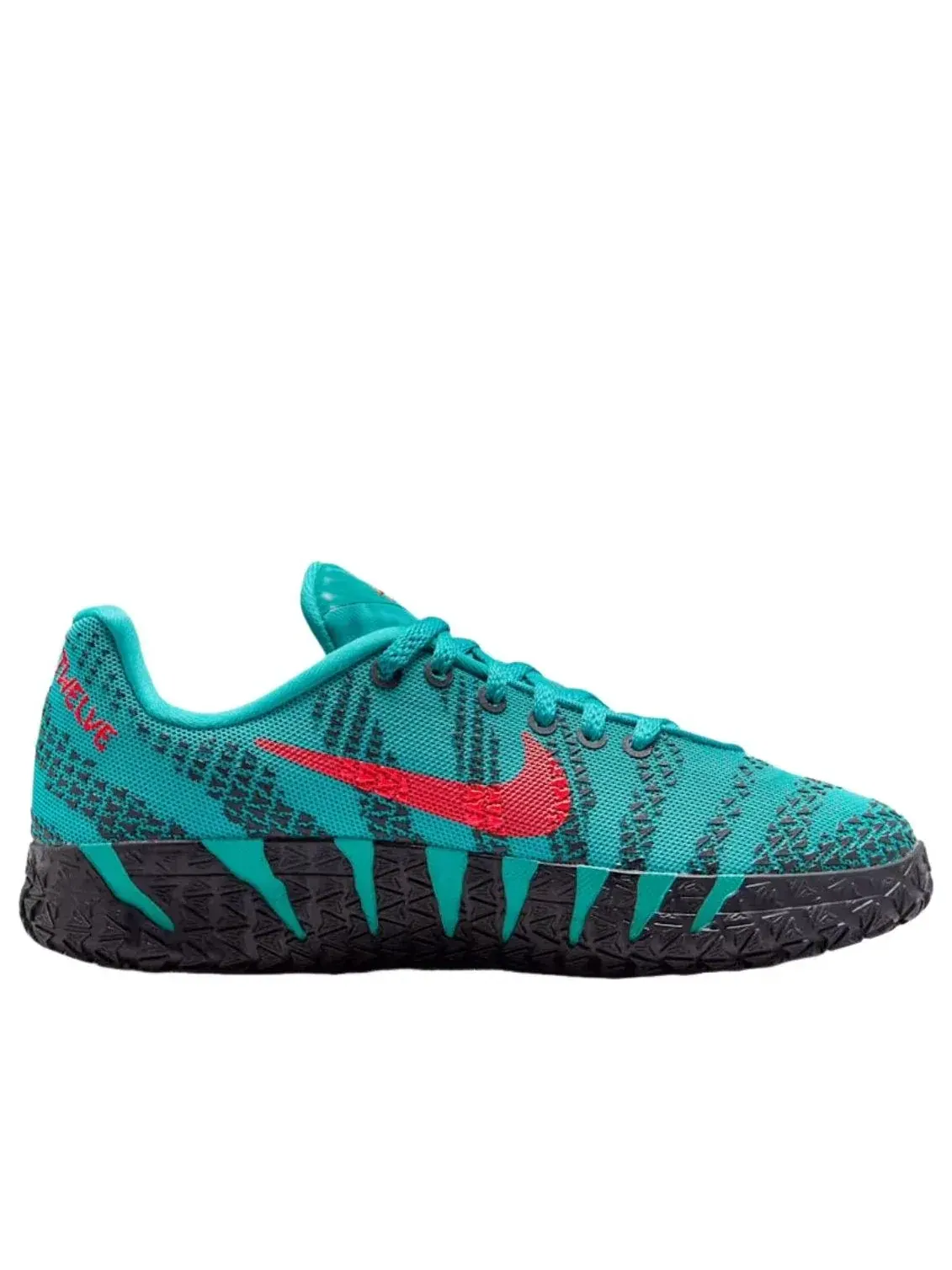 Кроссовки (GS) Nike Ja 3 'Scratch 3.0' — изображение 2 из 5, зеленый