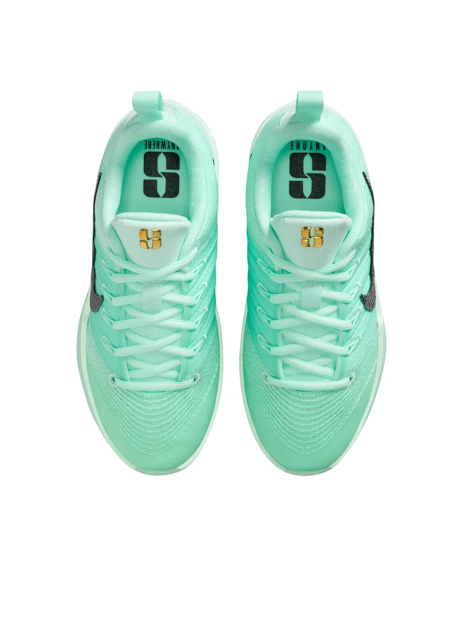 Кроссовки Nike Sabrina 3 'All-Star Warning Label' IB4785-300 — изображение 2 из 6, зеленый