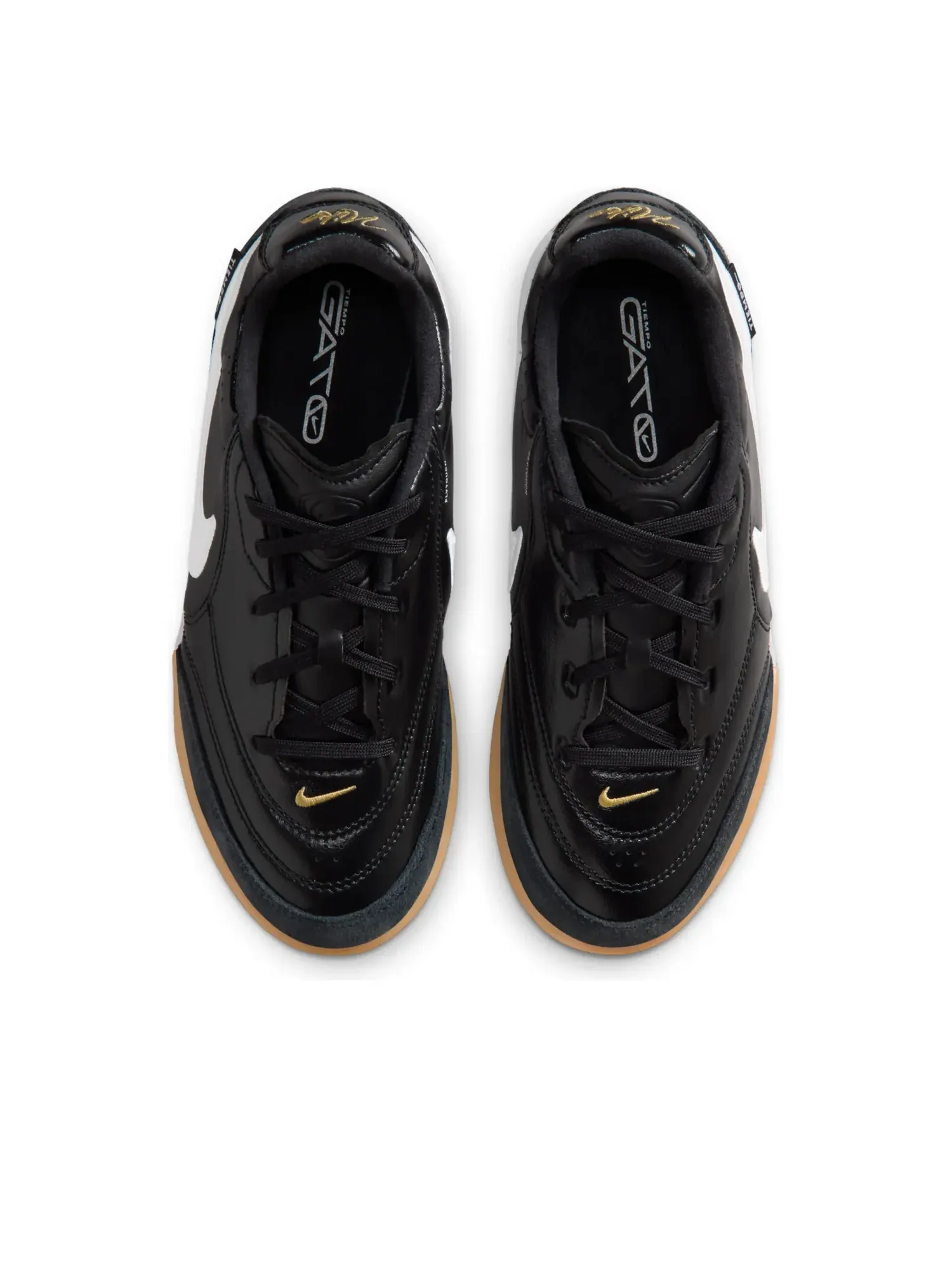 Кроссовки (GS) Nike JR. Tiempo Streetgato IC 'Black White' — изображение 2 из 6, черный