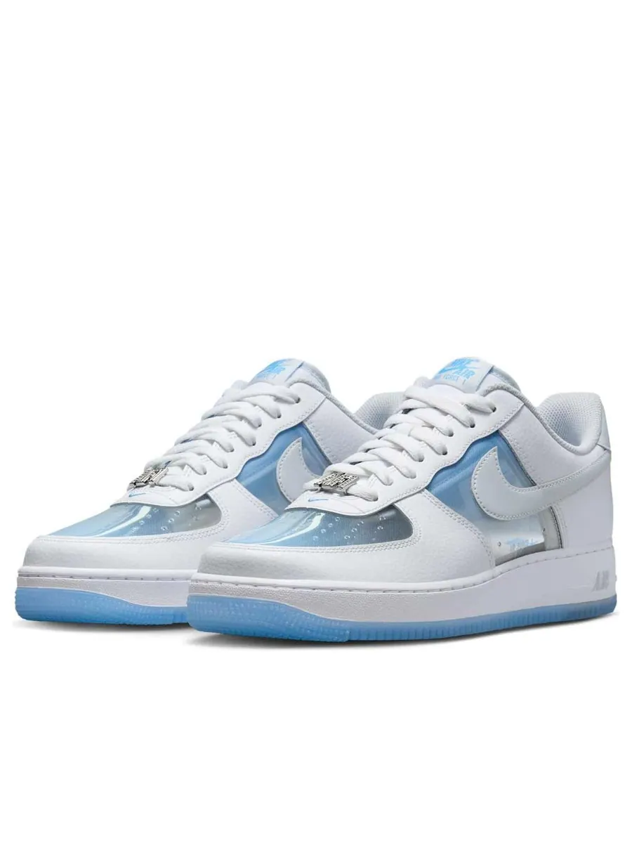 Кроссовки Nike Air Force 1 Low 'White University Blue' — изображение 3 из 6, белый