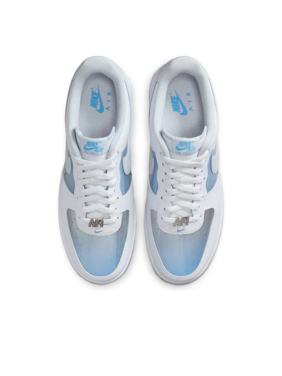 Кроссовки Nike Air Force 1 Low 'White University Blue' — изображение 4 из 6, белый